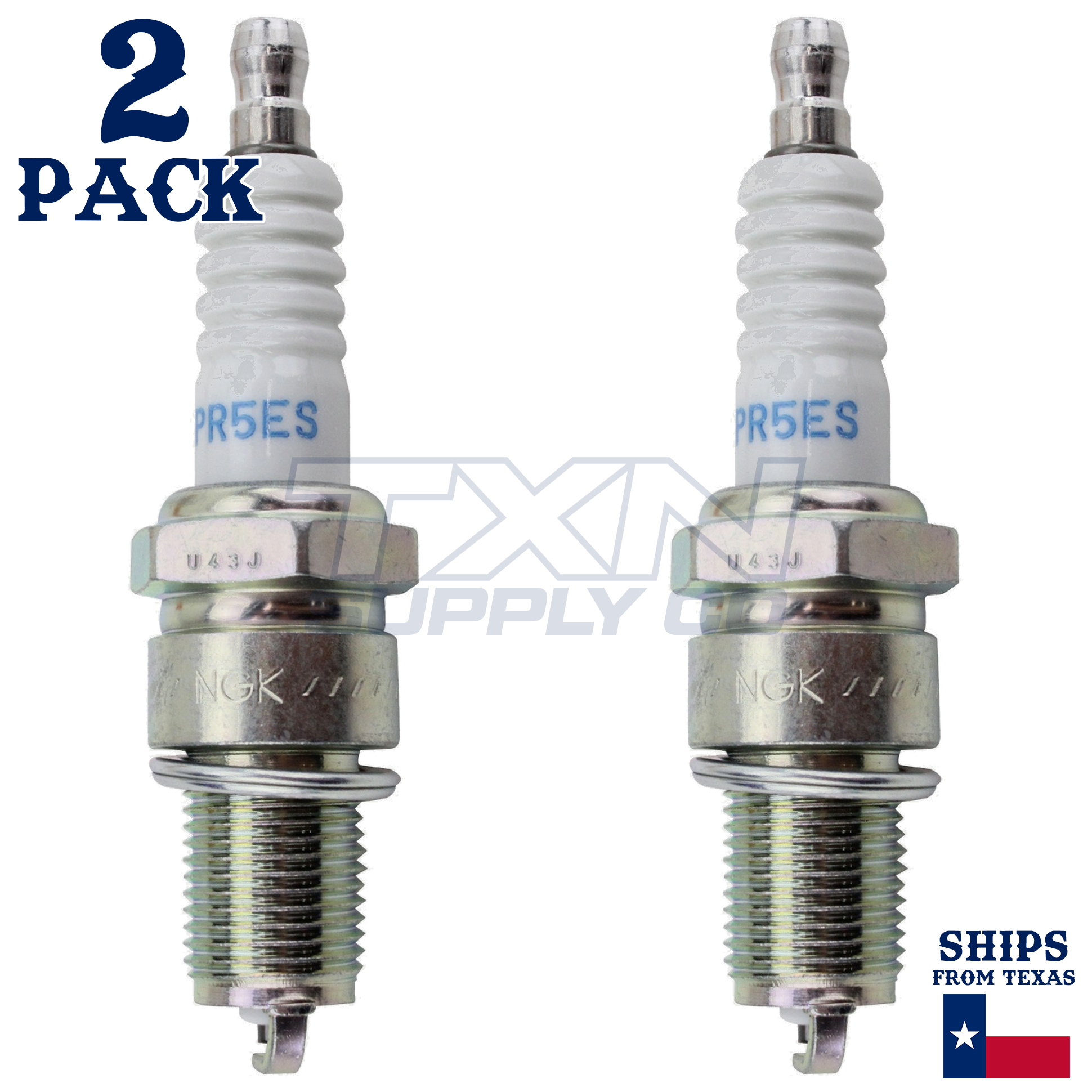 2 NGK Spark Plug - For HR2160 Honda Lawn Mower - Image 2