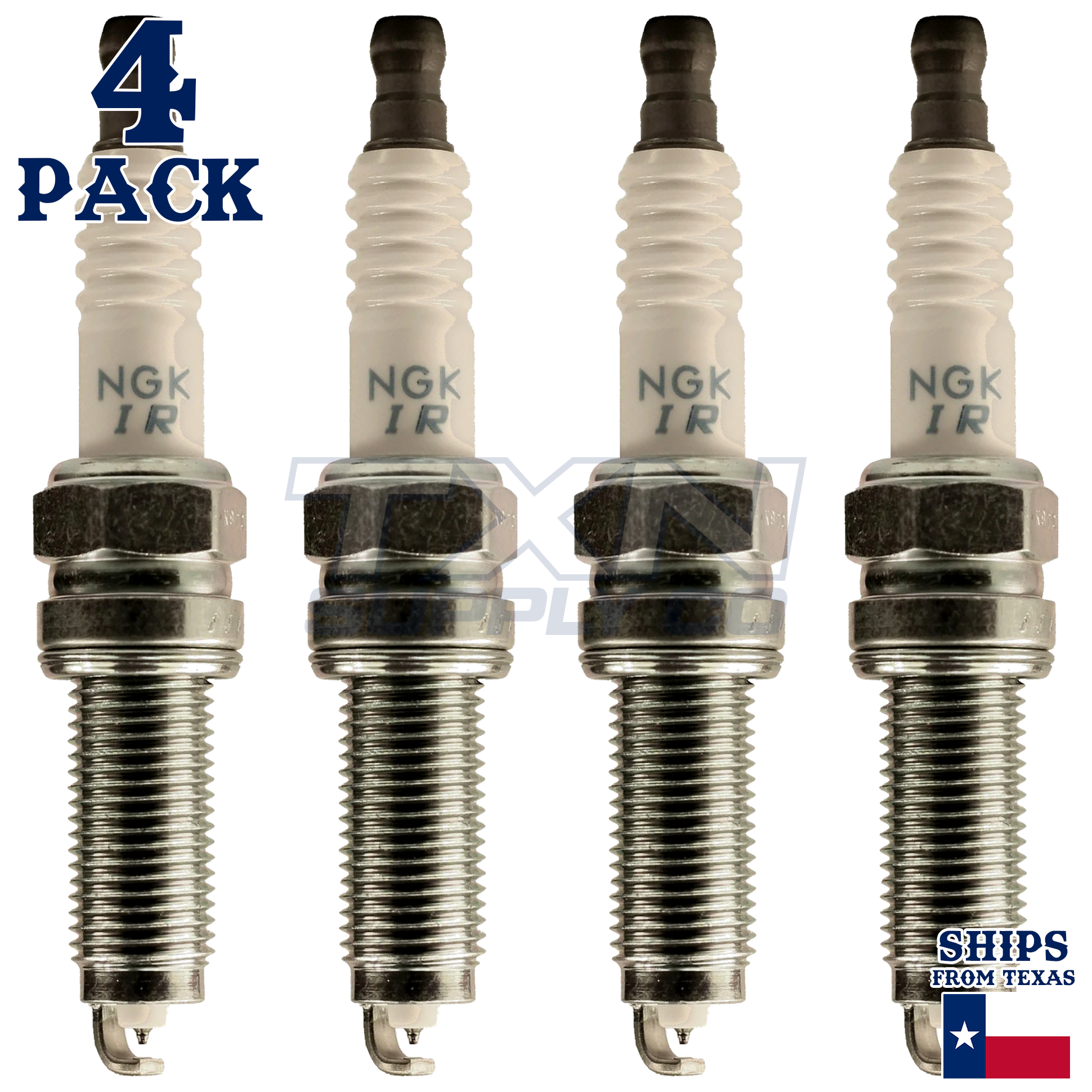 4 Pack NGK V-Power 7751 Spark Plugs ILZKR7B11 - Image 2