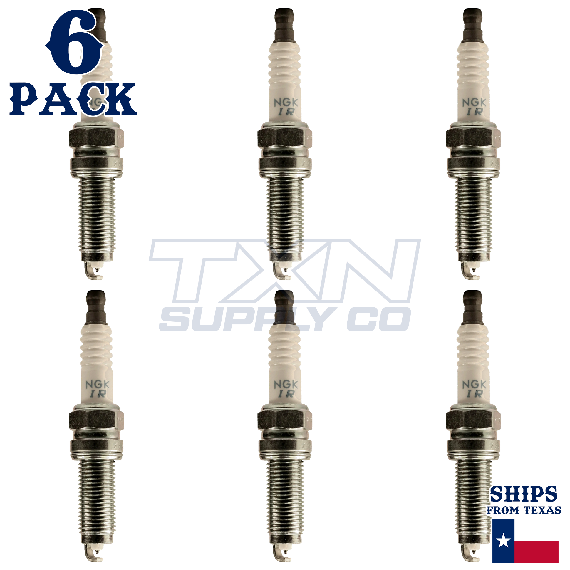 6 Pack NGK Laser Iridium Spark Plugs 2012-2013 Honda Accord Crosstour 3.5L V6 - Image 1