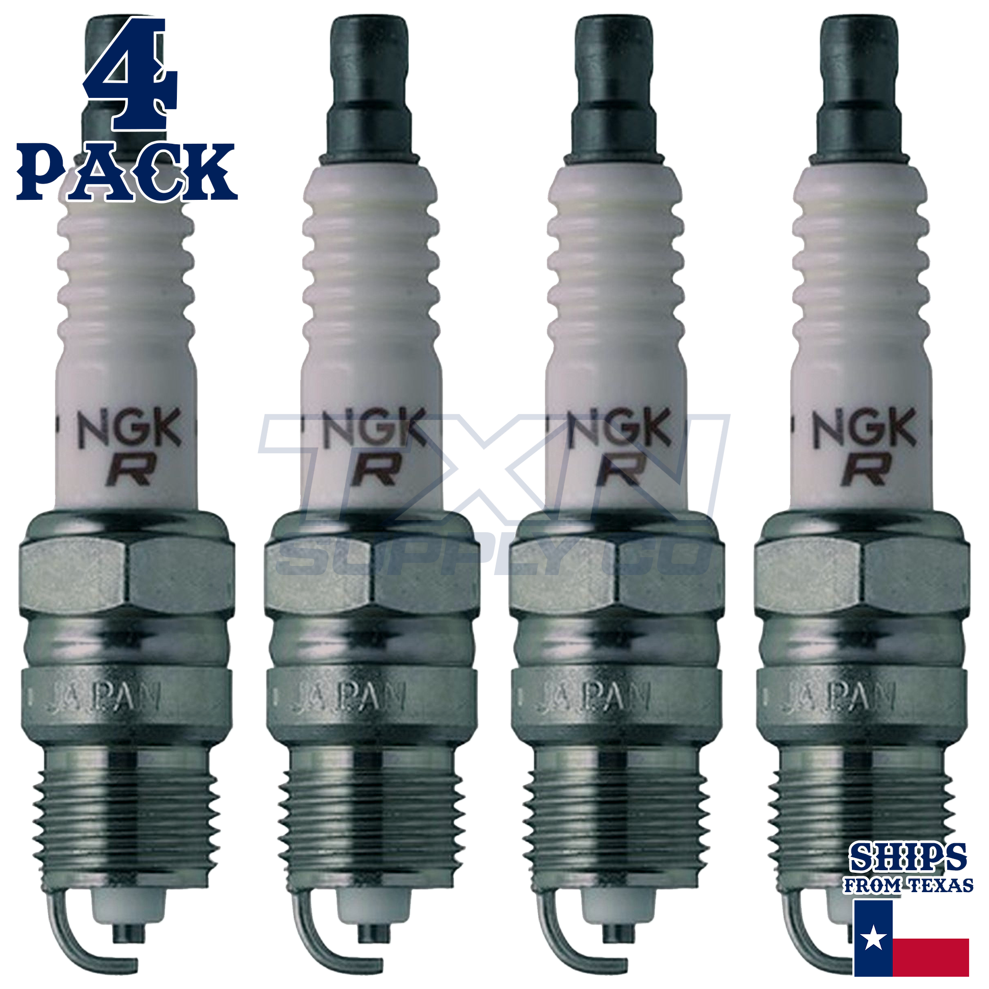 NGK 7773 UR6 Spark Plugs 4 Pack - Image 1