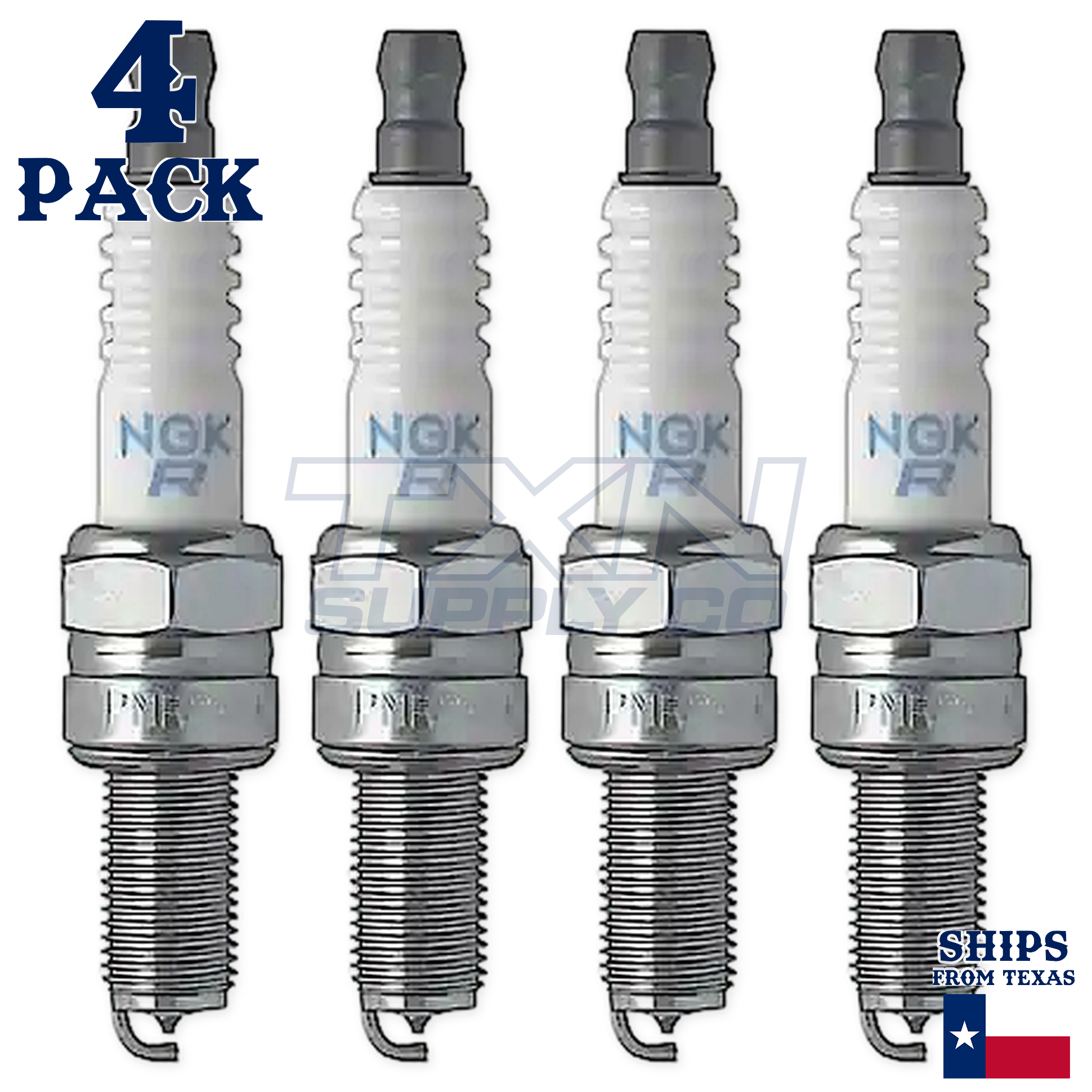 NGK 7784 CR8EB Spark Plugs 4 Pack - Image 2