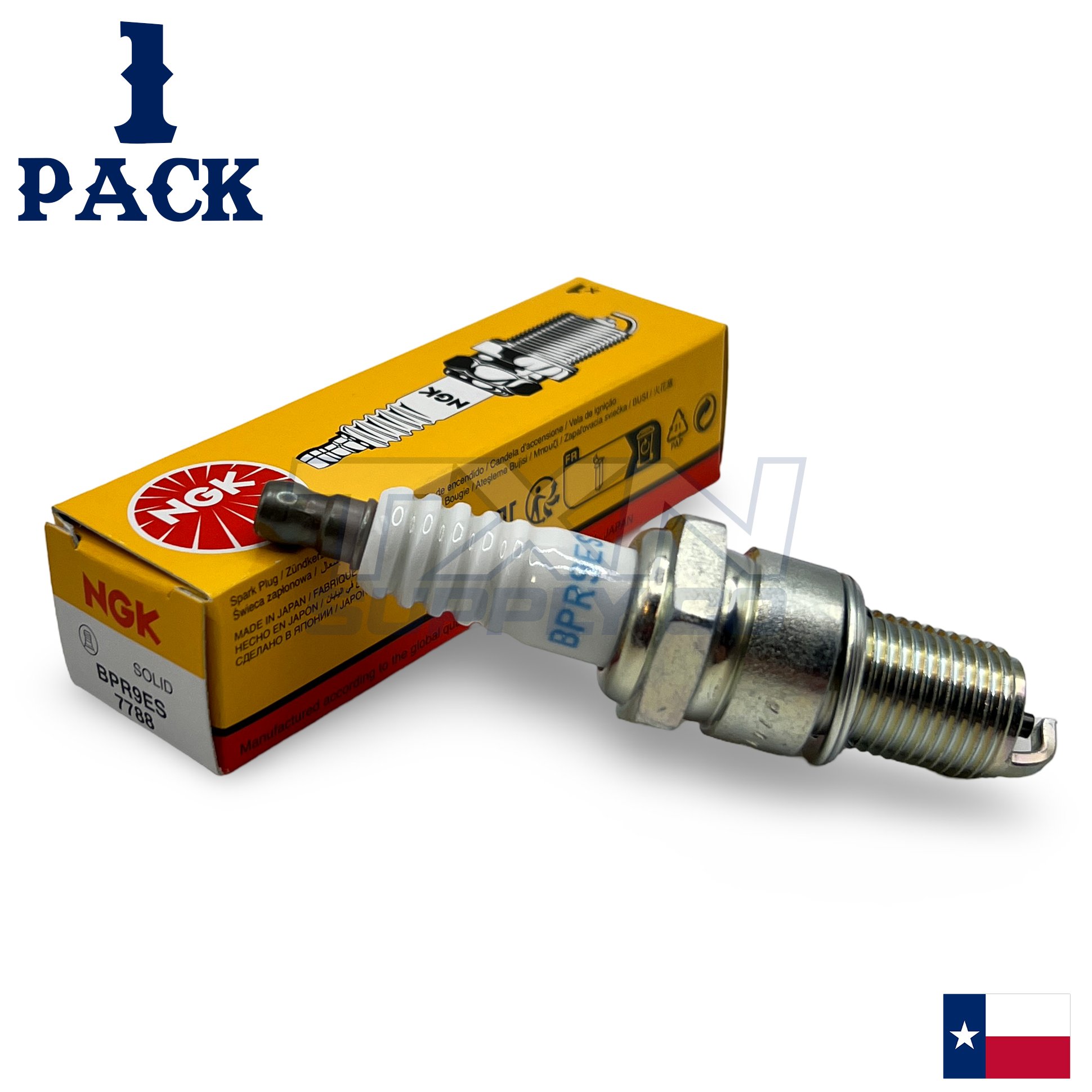 NGK 7788 Spark Plug BPR9ES - 1 Spark Plug