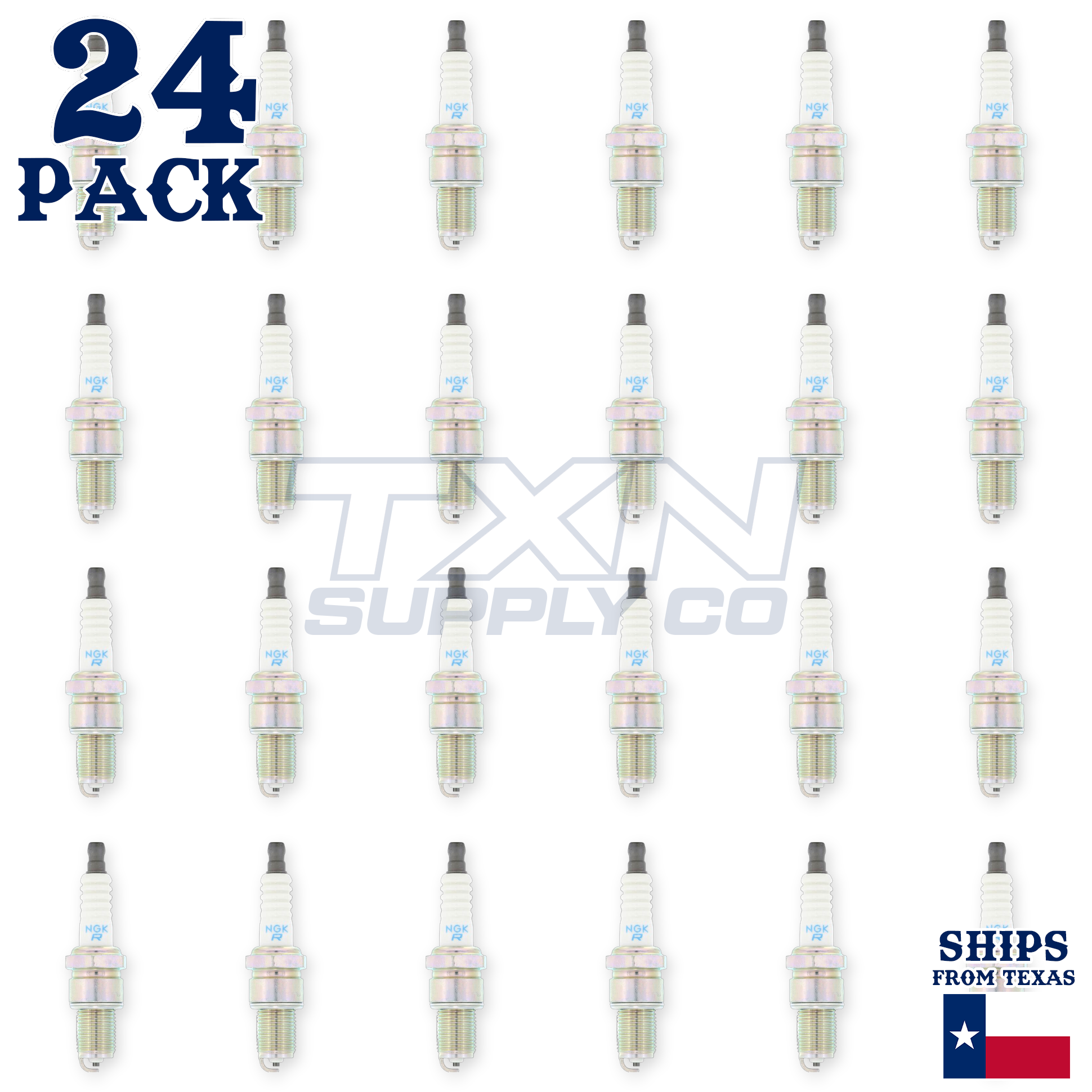 NGK Standard Spark Plug BPR9ES 7788 Solid - 24 Spark Plugs - Image 2