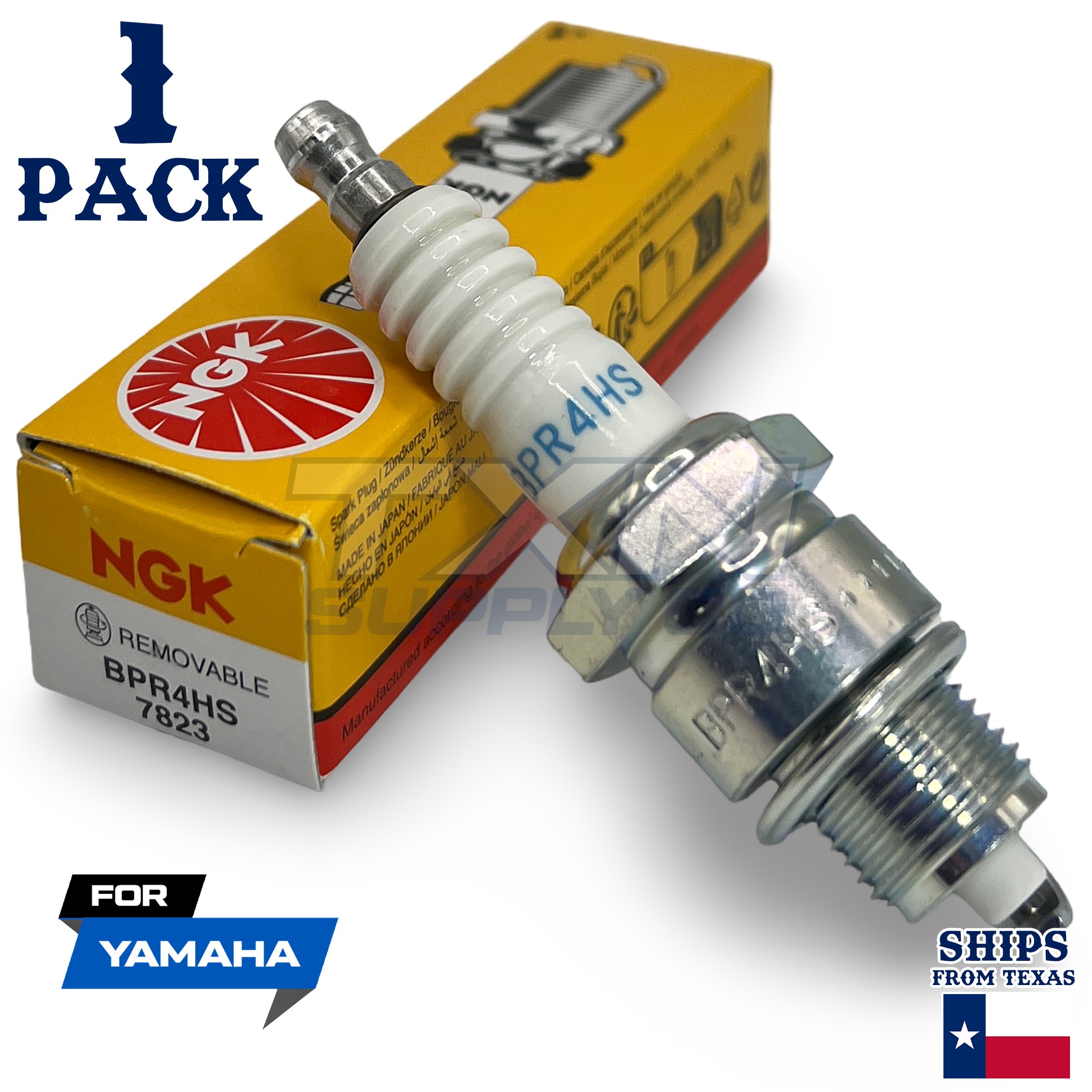 1 NGK Spark Plug - For PW 50 E Yamaha Motorcycle - Image 1