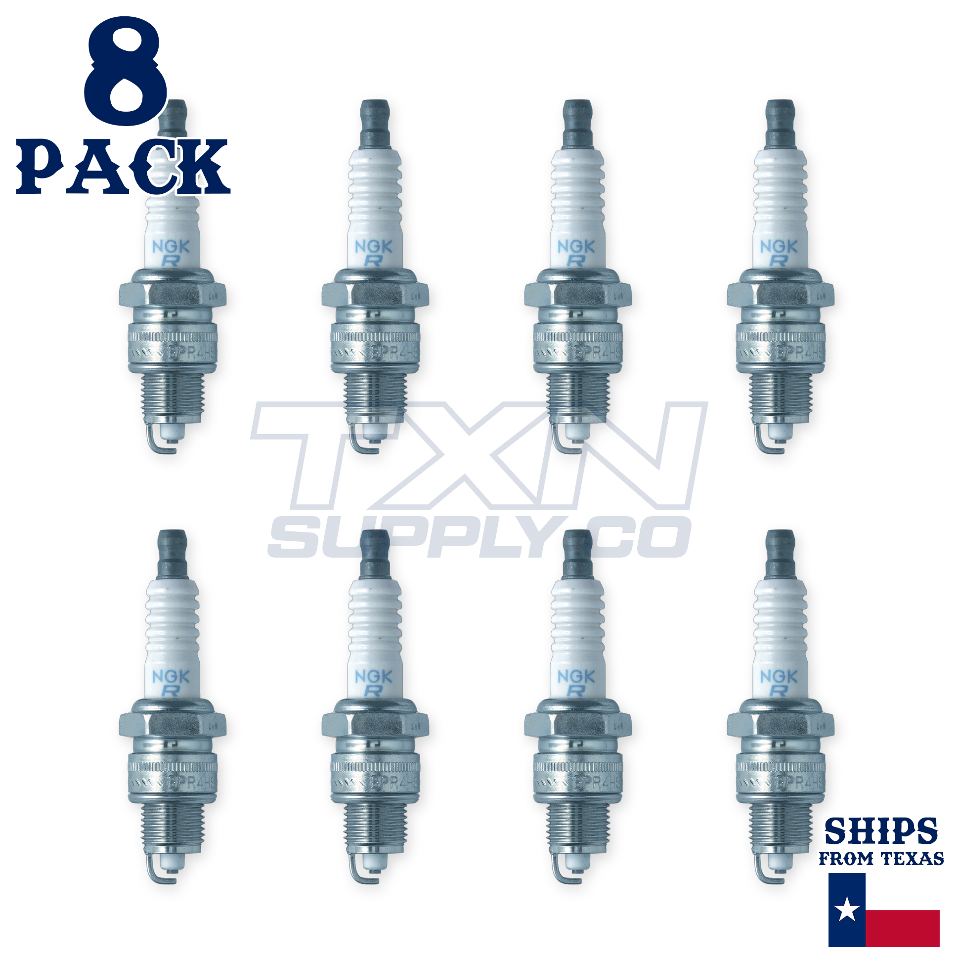 NGK 7823 Spark Plugs BPR4HS - 8 Pack - Image 2
