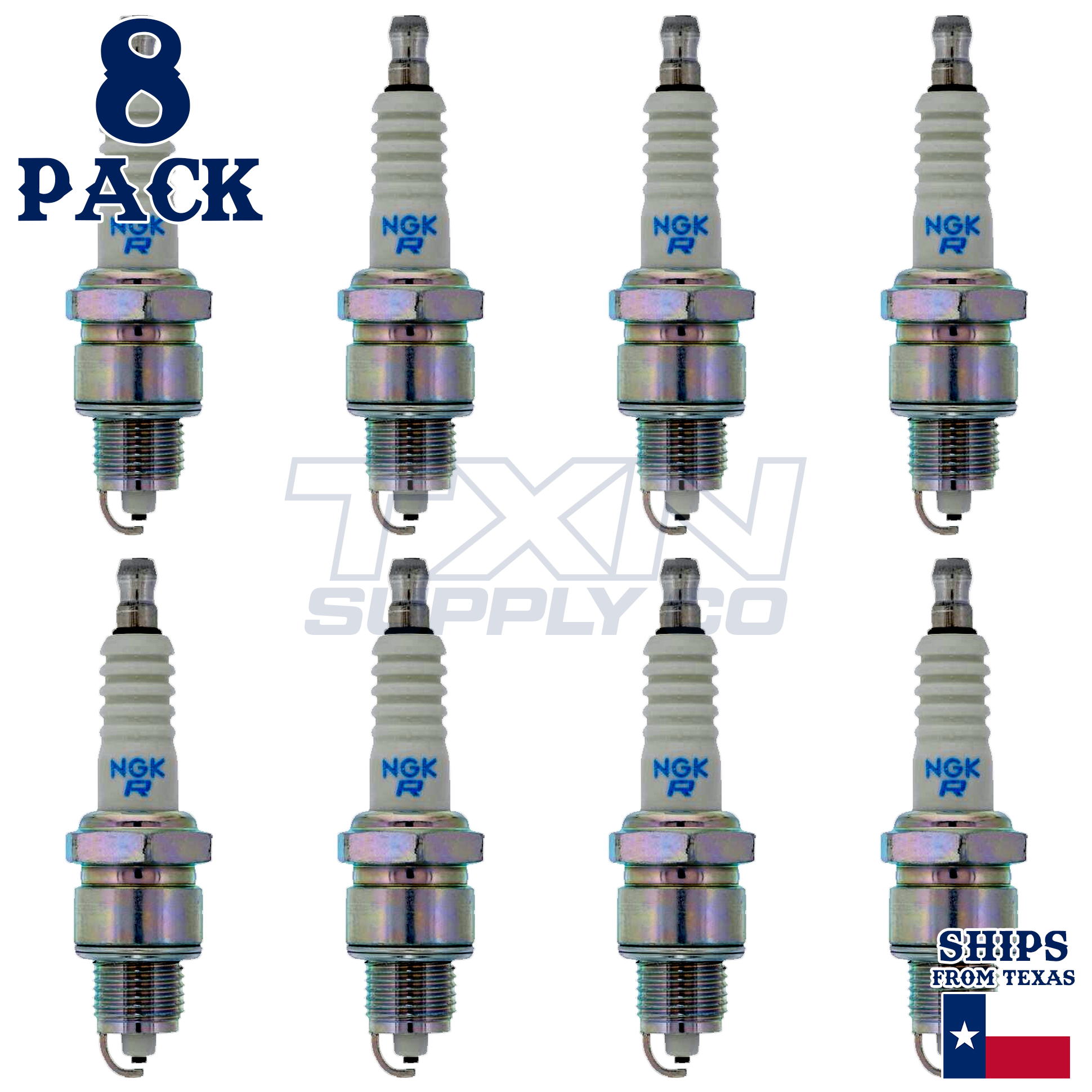 NGK 7823 Spark Plugs 8 Pack