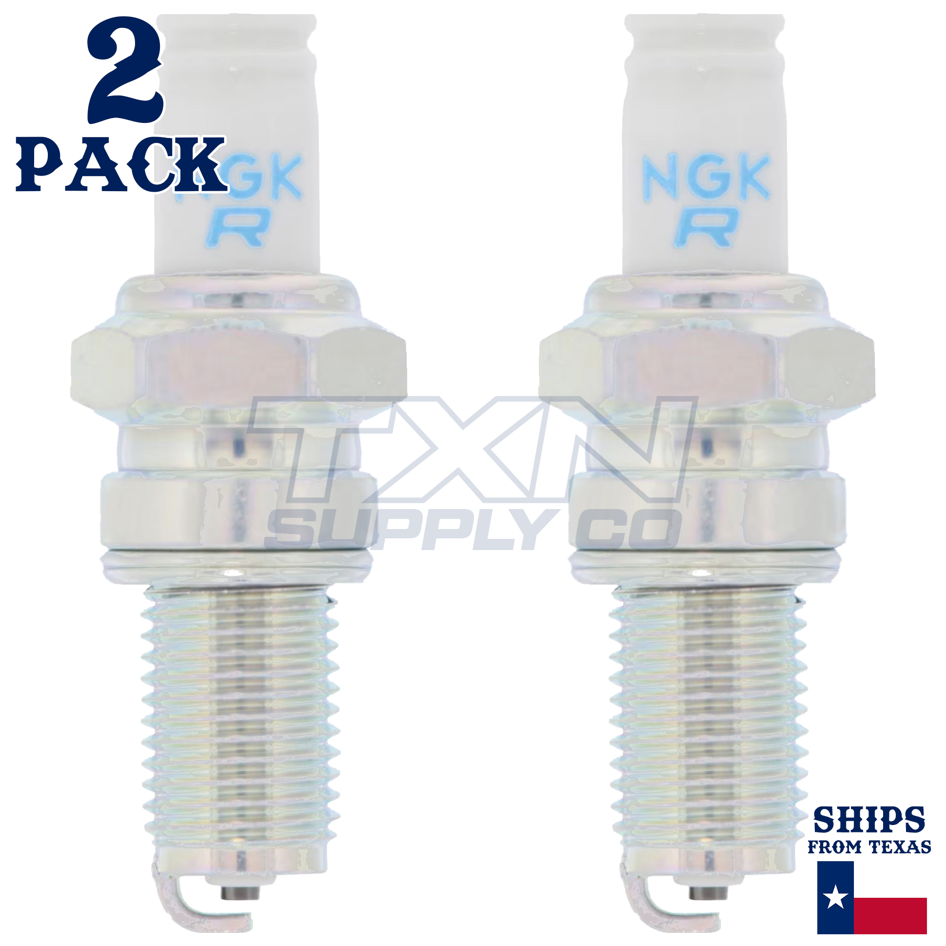 2 NGK Spark Plug - For 2001-2011 VL 800 C800C CUEIntruder Suzuki Motorcycle - Image 2