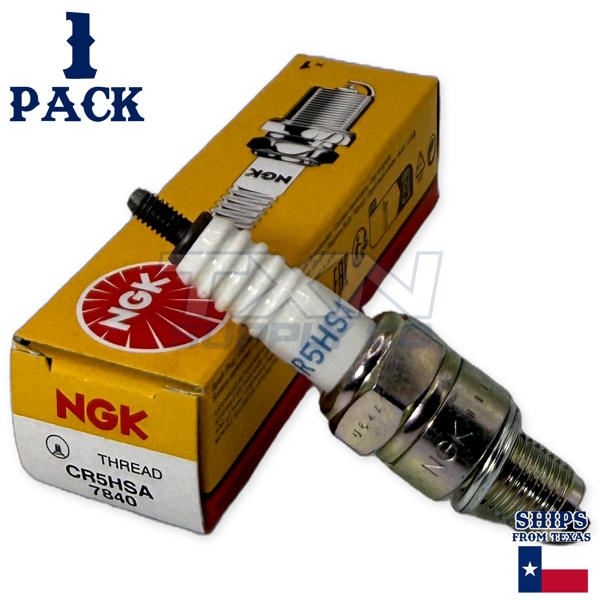 NGK (7840) CR5HSA Standard Spark Plug, Pack of 1 - Image 1