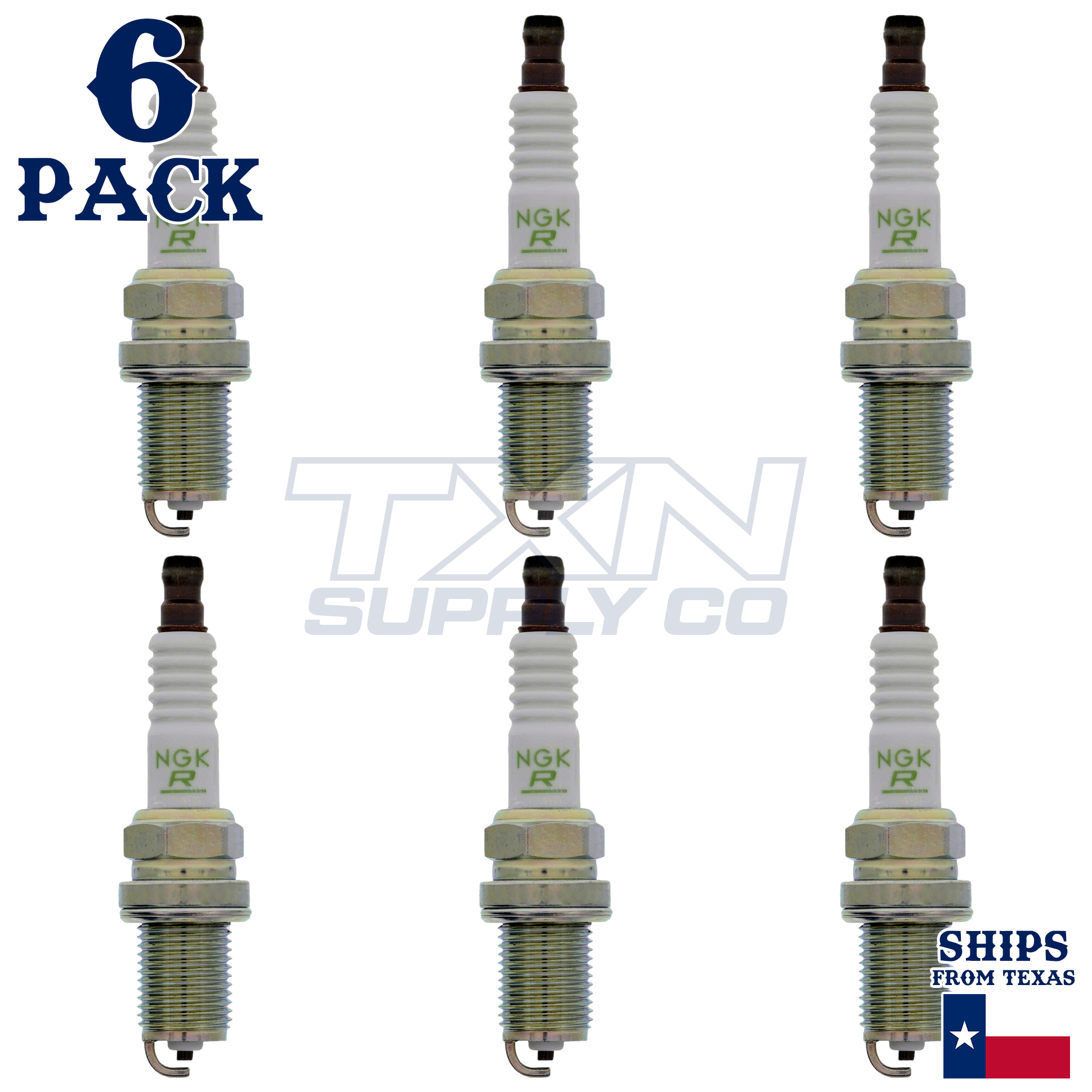 NGK 7938 Spark Plugs 6 Pack - Image 1