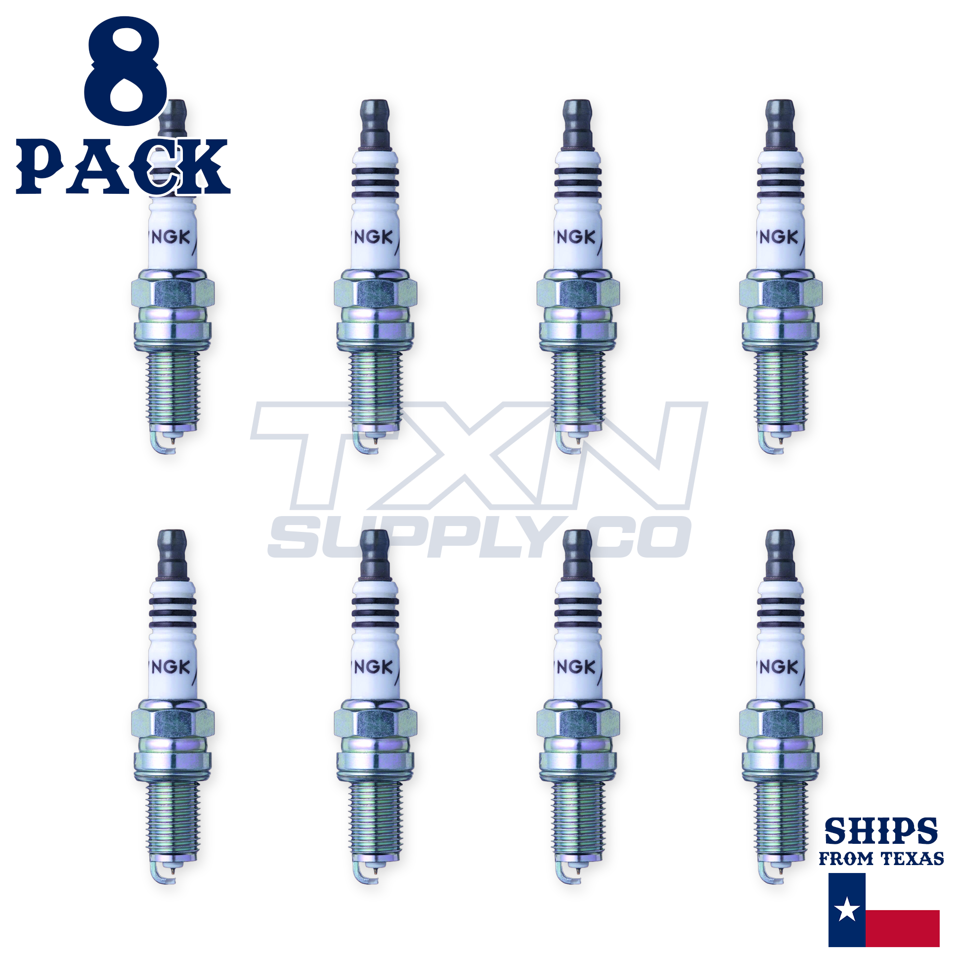 NGK 8196 Iridium Spark Plug DCPR6EIX - 8 Pack - Image 2