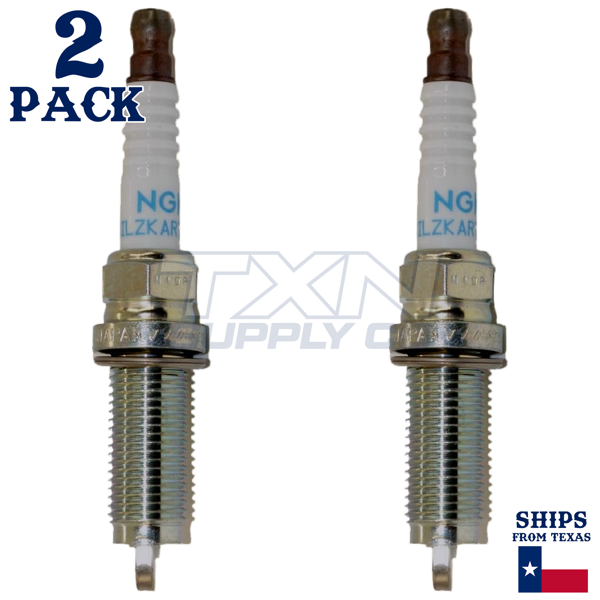 NGK 90137 DILZKAR7C11S Spark Plugs 2 Pack