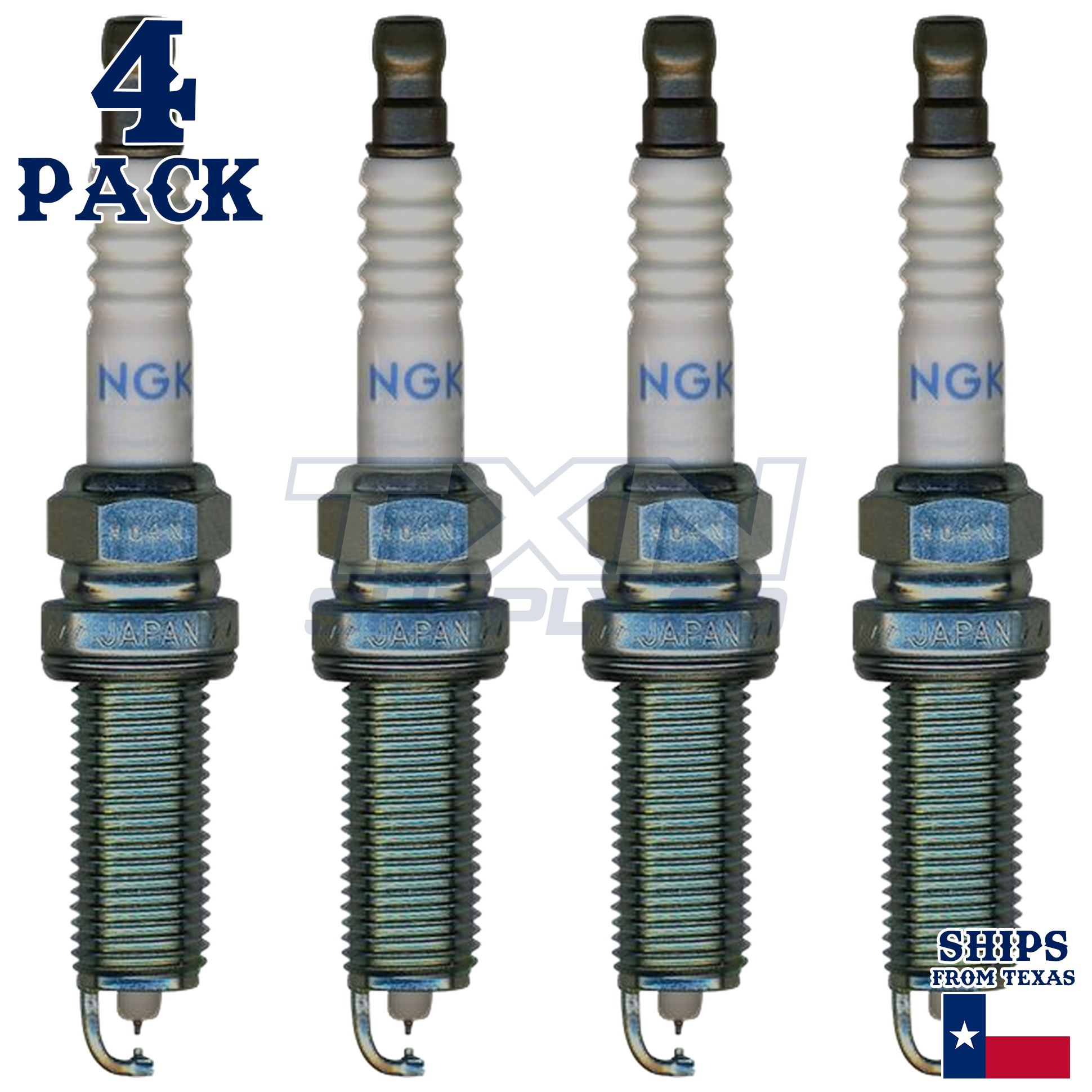 NGK 9029 Spark Plugs 4 Pack - Image 1