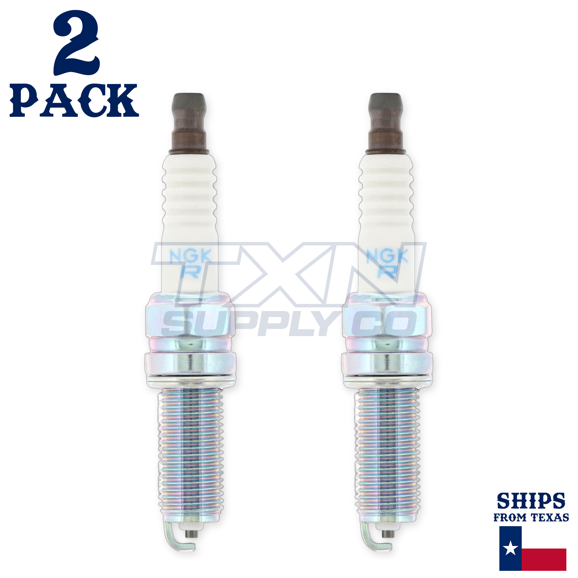 NGK 90410 Spark Plug LKR6E-9N - 2 Pack - Image 2