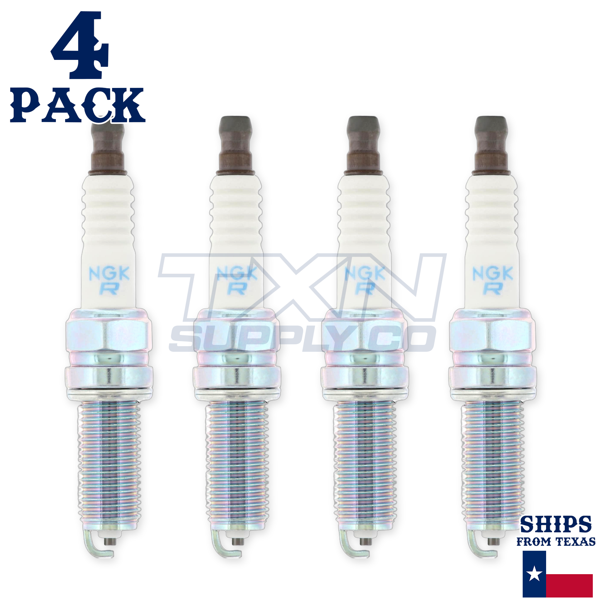 NGK 90410 Spark Plug LKR6E-9N - 4 Pack - Image 2