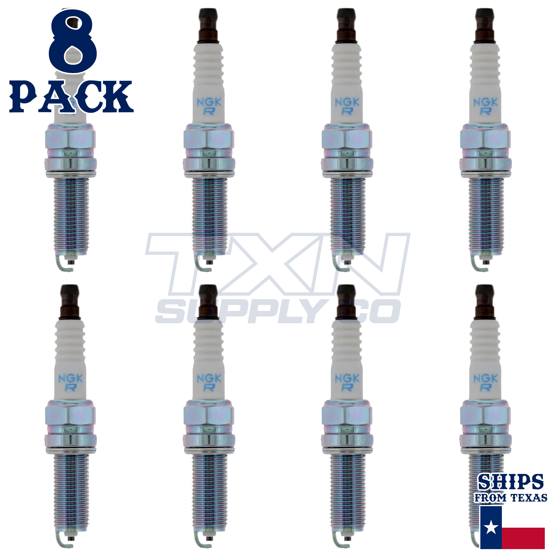 NGK 90410 Spark Plugs 8 Pack