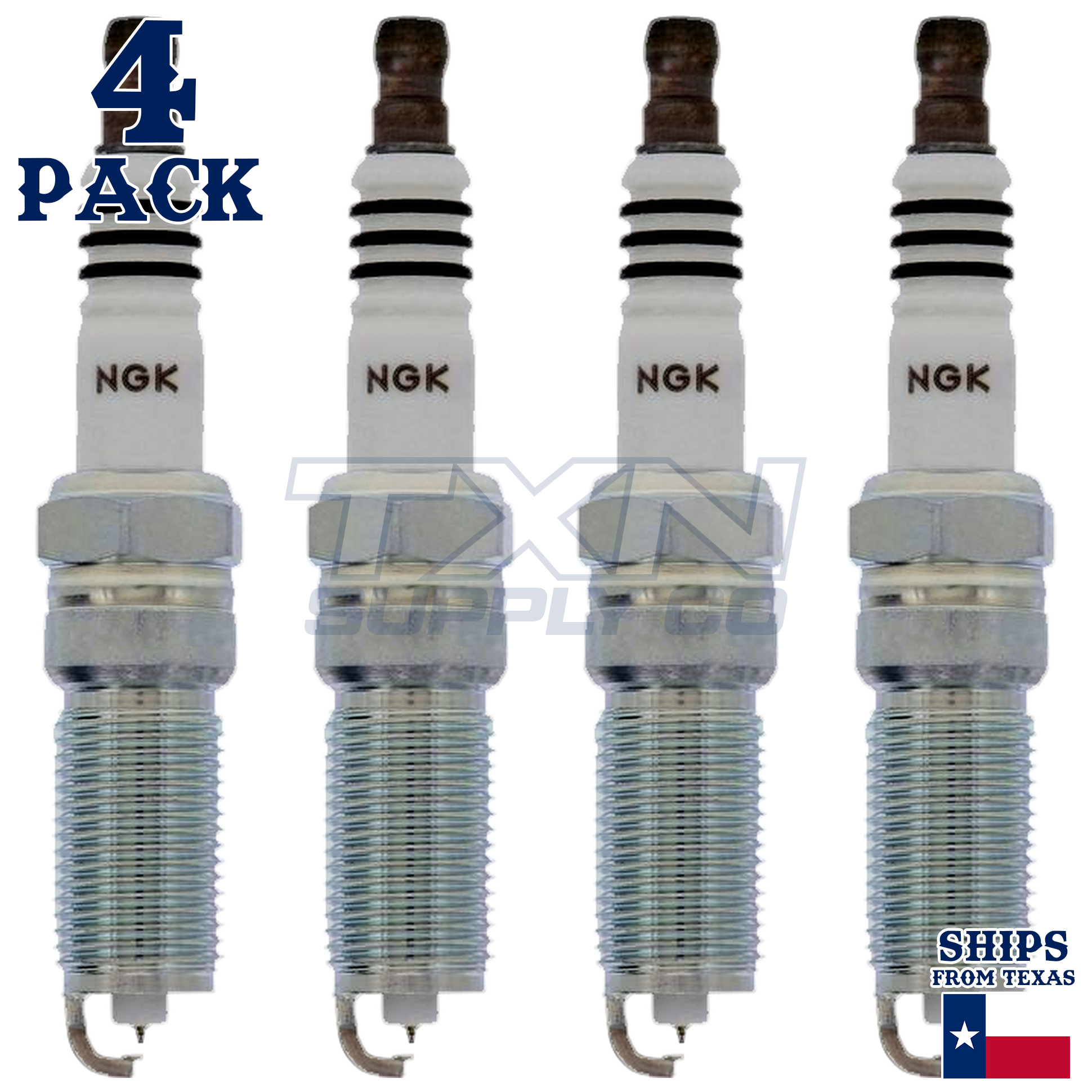 NGK 90495 Spark Plugs 4 Pack - Image 1