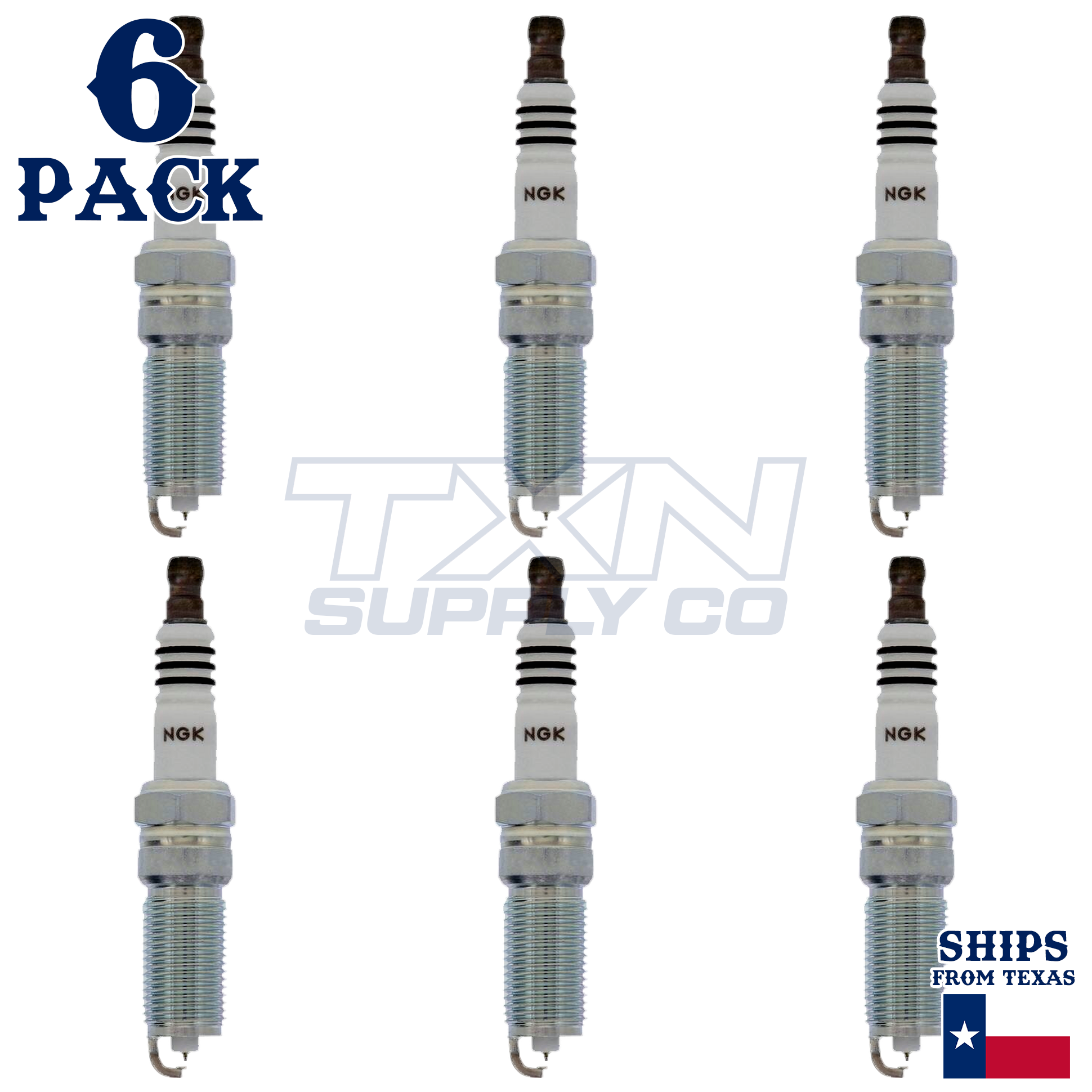 NGK 90495 Spark Plugs 6 Pack - Image 1