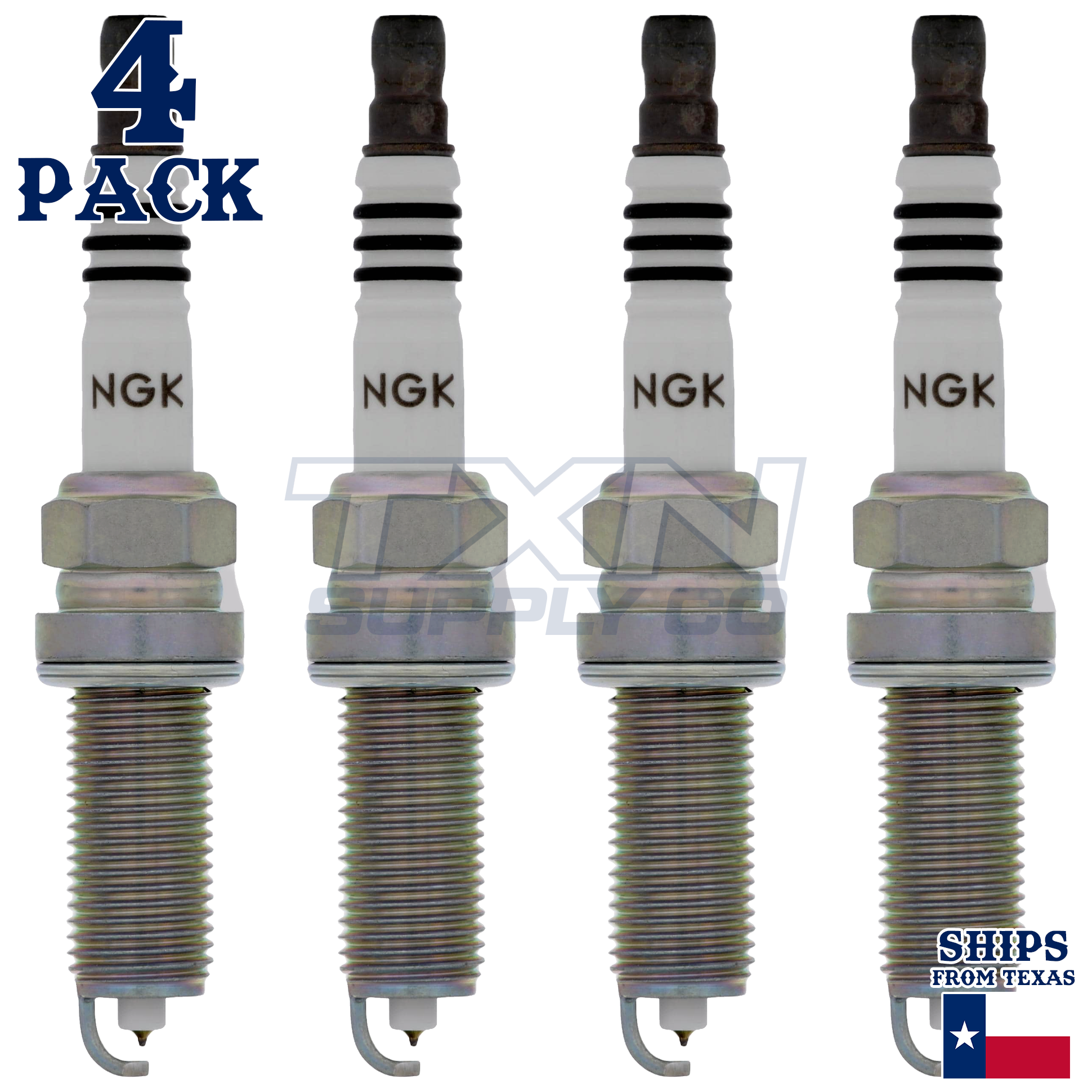 NGK 91187 Spark Plugs 4 Pack - Image 1