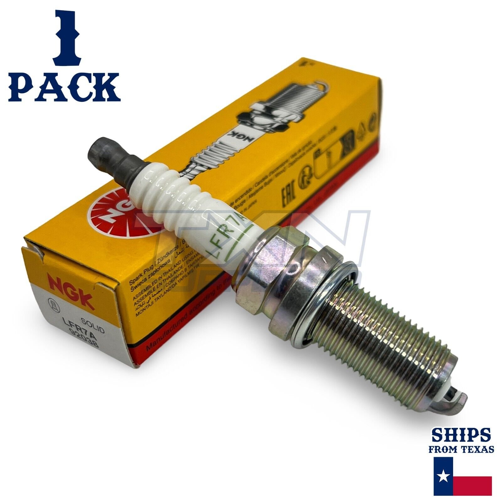 NGK 92038 Spark Plug LFR7A - 1 Pack - Image 1