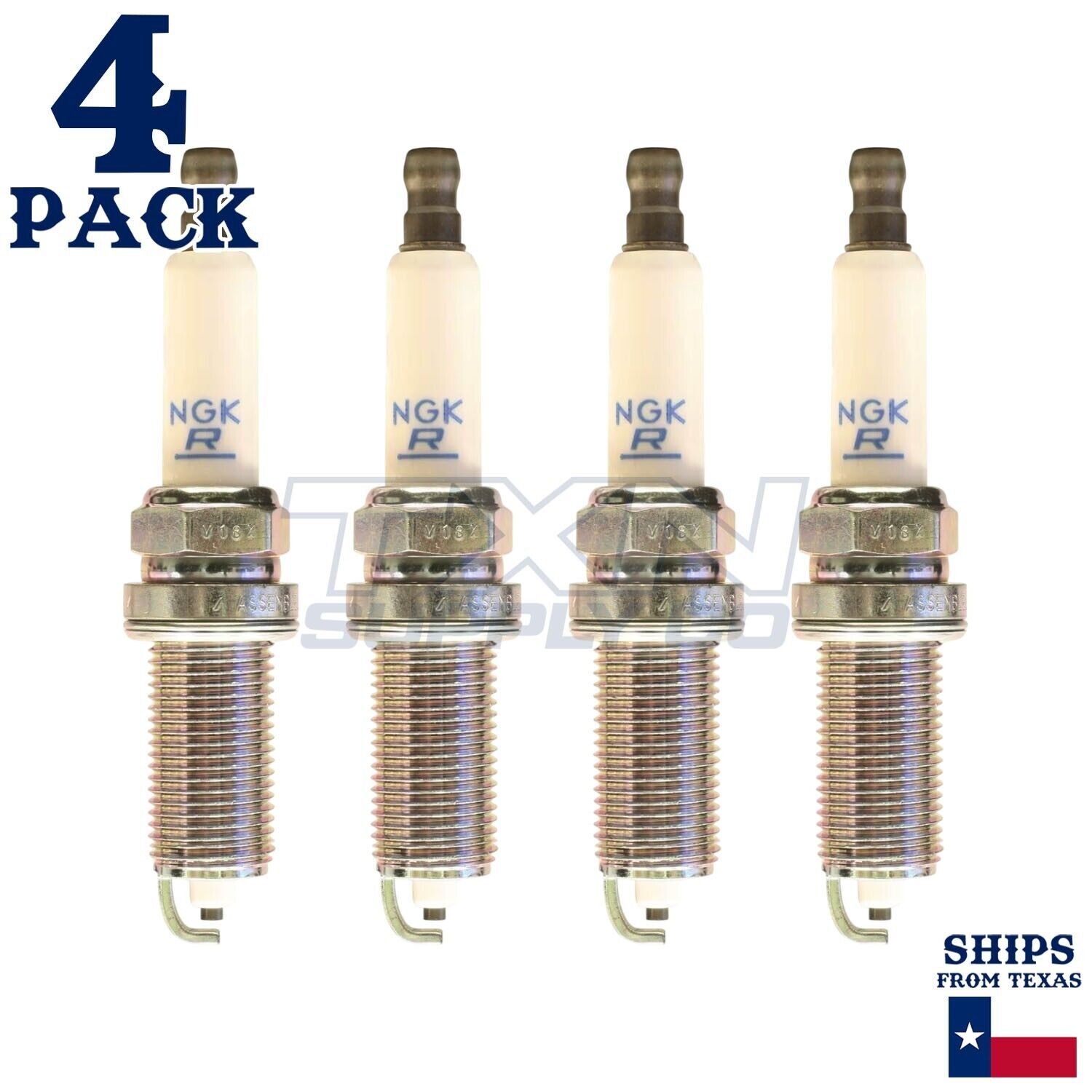 4 Pack NGK Ruthenium HX 92174 Spark Plugs LZFR5C-11 - Image 2