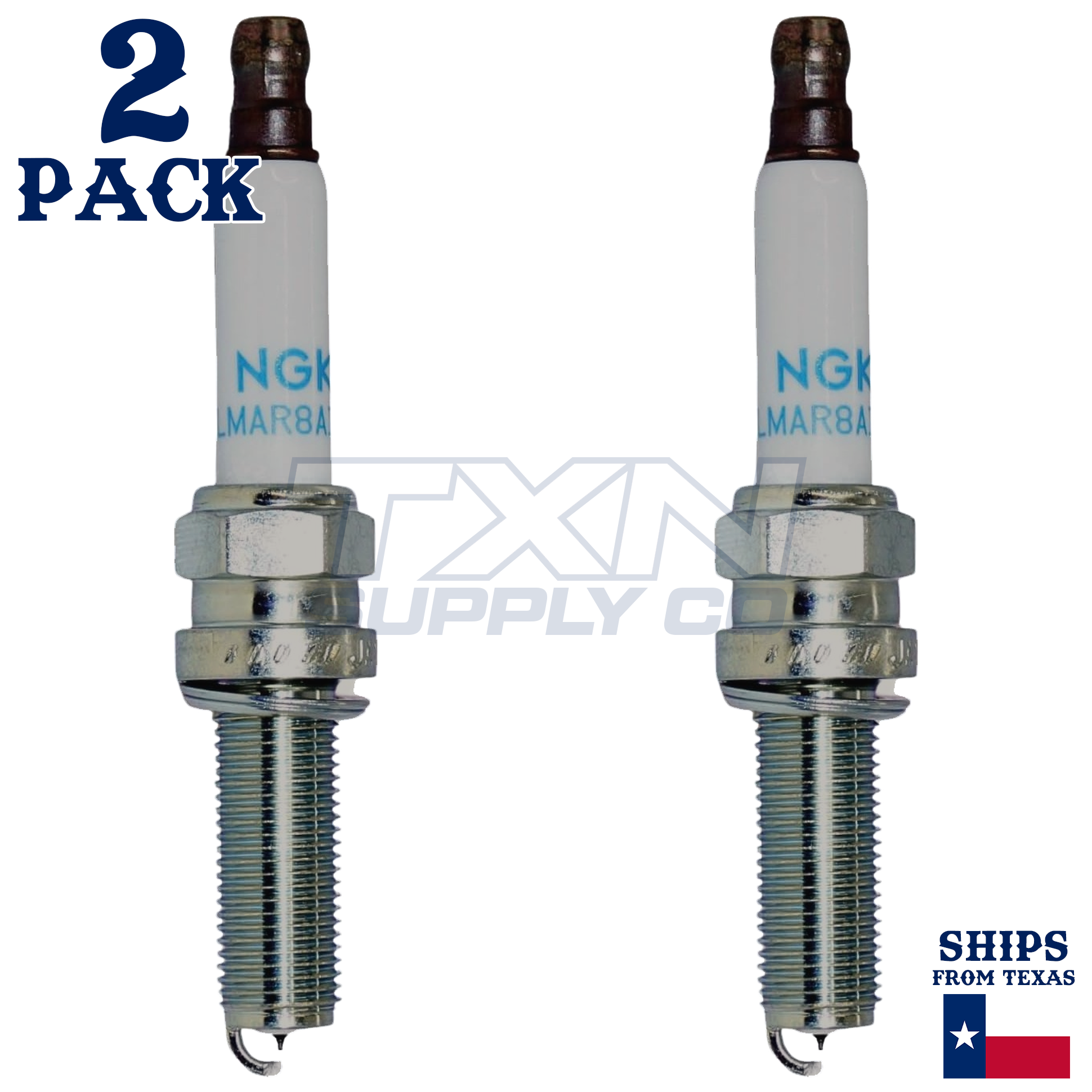 NGK 92288 LMAR8AI-8 Spark Plugs 2 Pack - Image 1