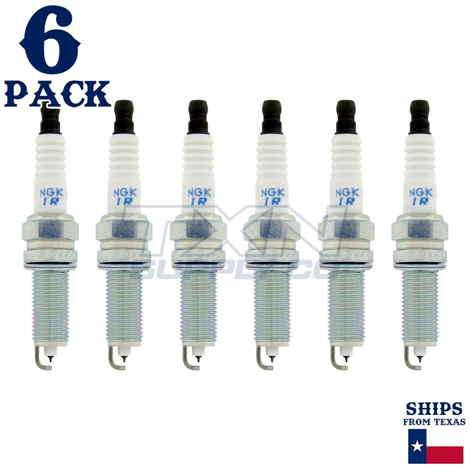 6 Pack NGK V-Power 92315 Spark Plugs SILZKR7E11