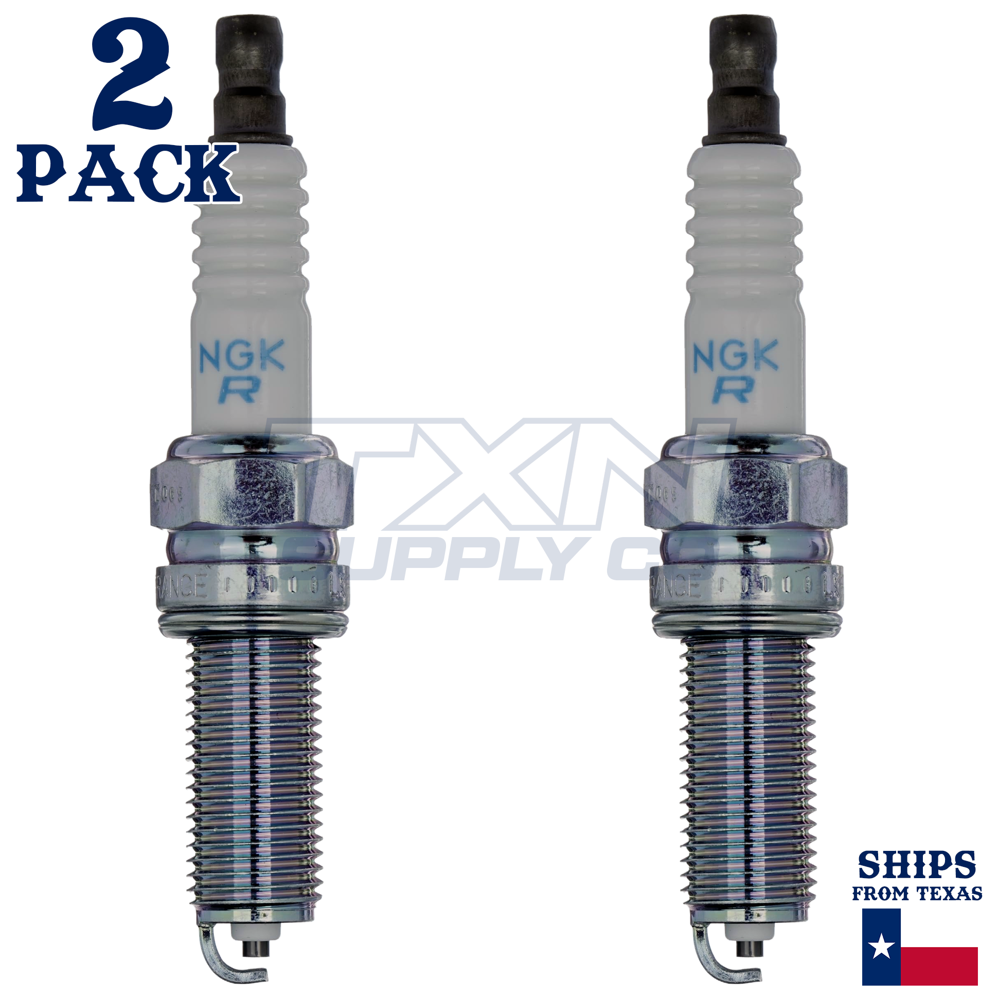NGK 92650 LKR6E Spark Plugs 2 Pack - Image 1