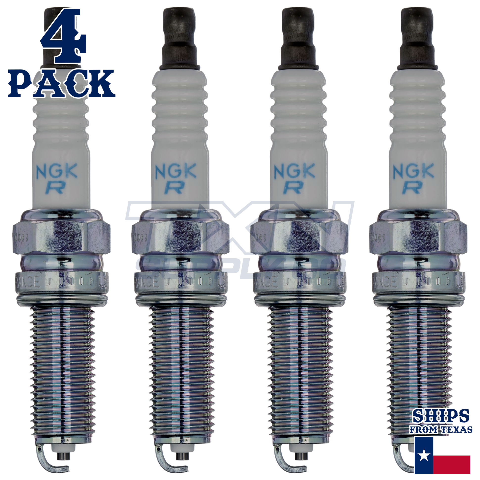 NGK 92650 LKR6E Spark Plugs 4 Pack - Image 1