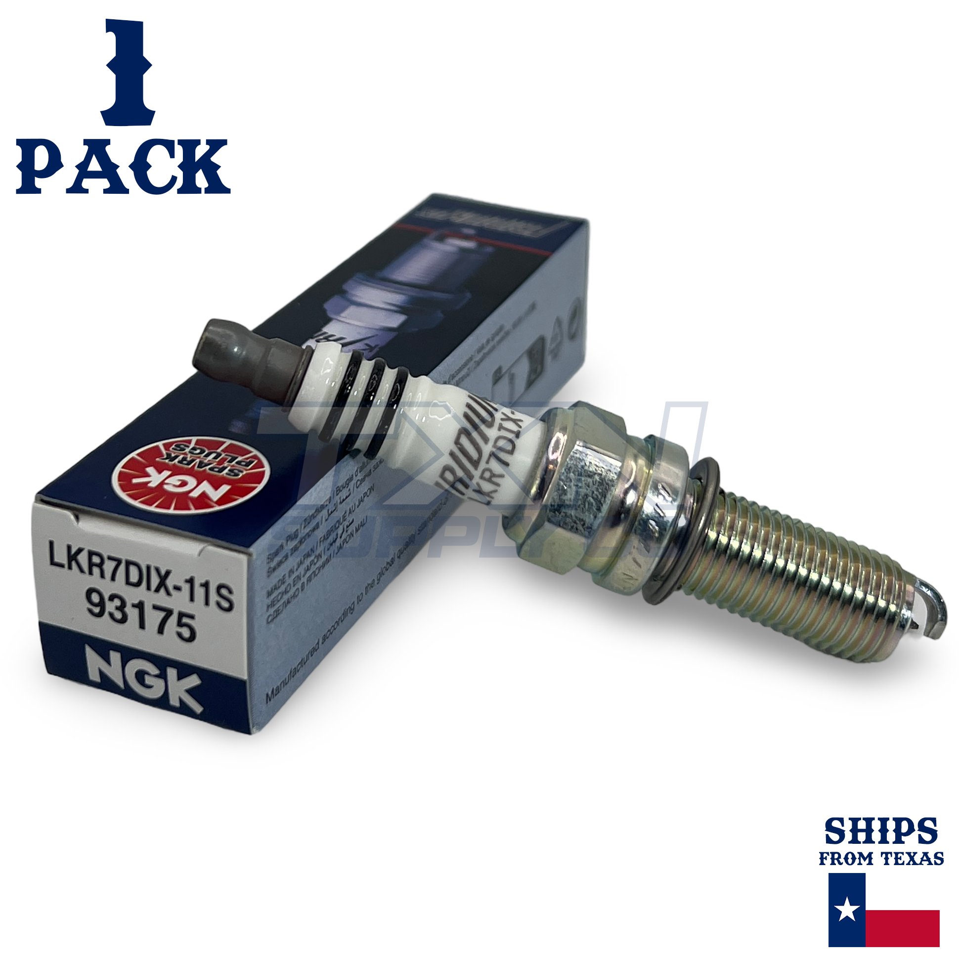 1 Pack NGK Iridium IX 93175 Spark Plugs LKR7DIX-11S - Image 1