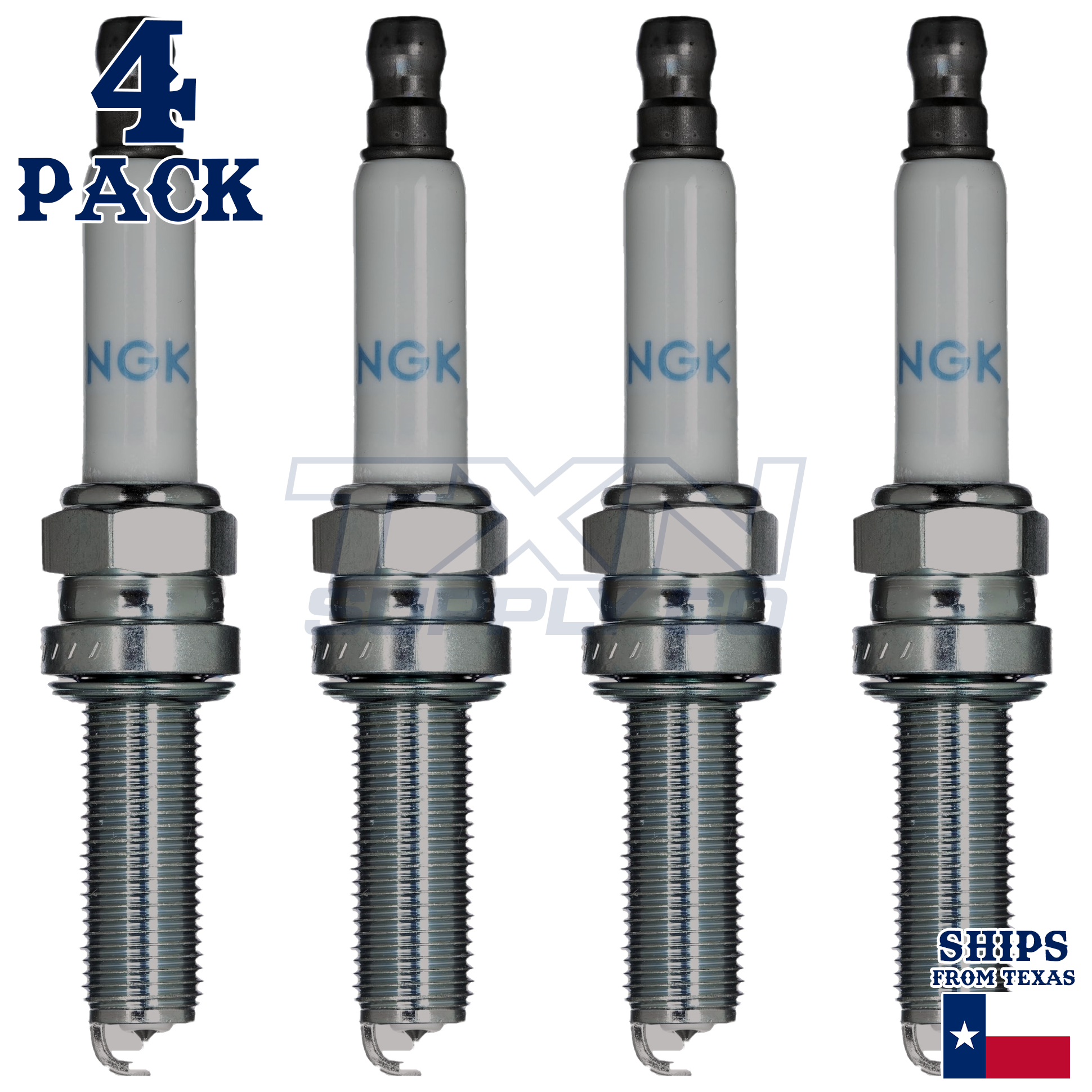 NGK 93188 LMAR9AI-10 Spark Plugs 4 Pack - Image 1