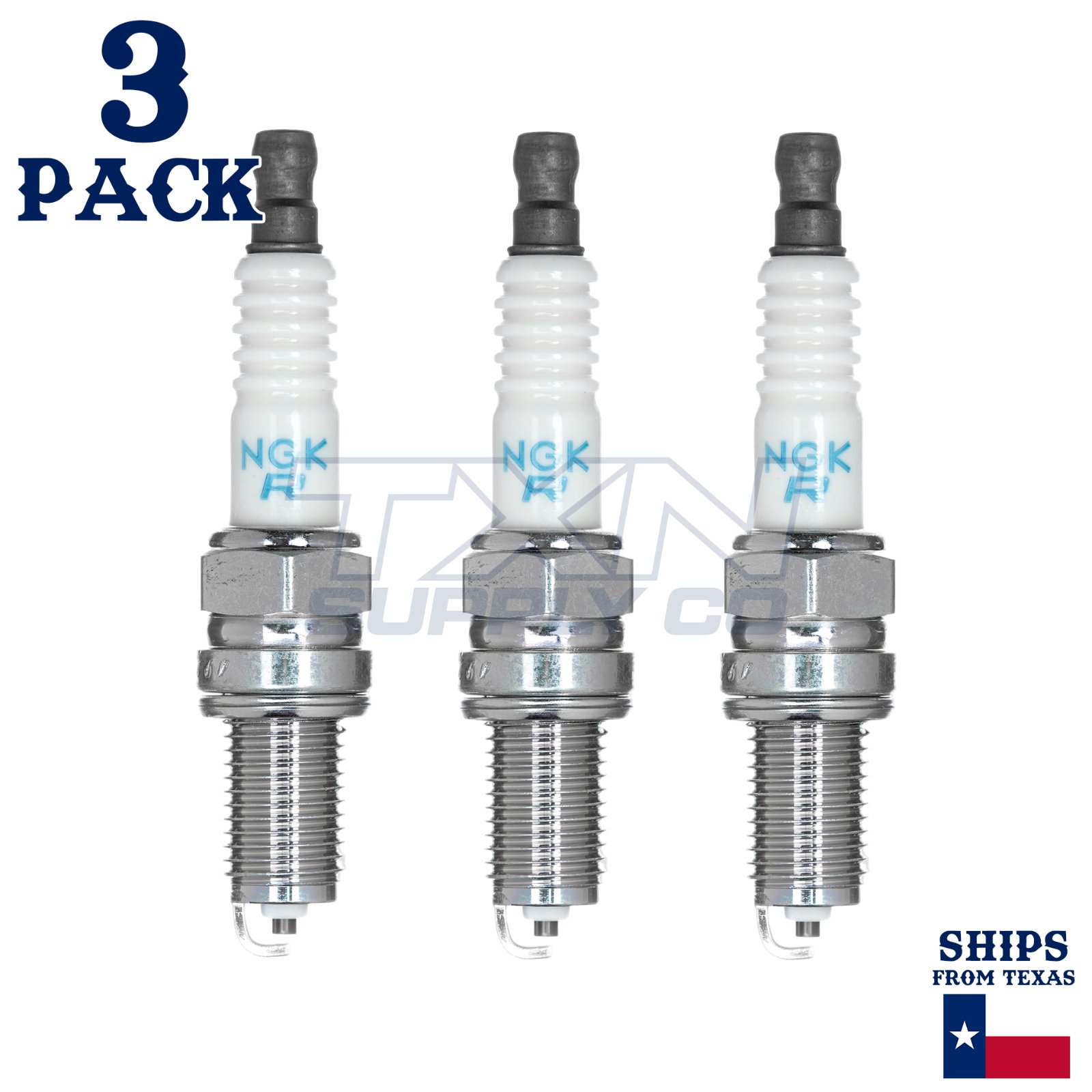 3 NGK Spark Plugs 93226 For Sea-Doo 2016-2022 300HP 1630cc GTX RXP RXT 300 - Image 2