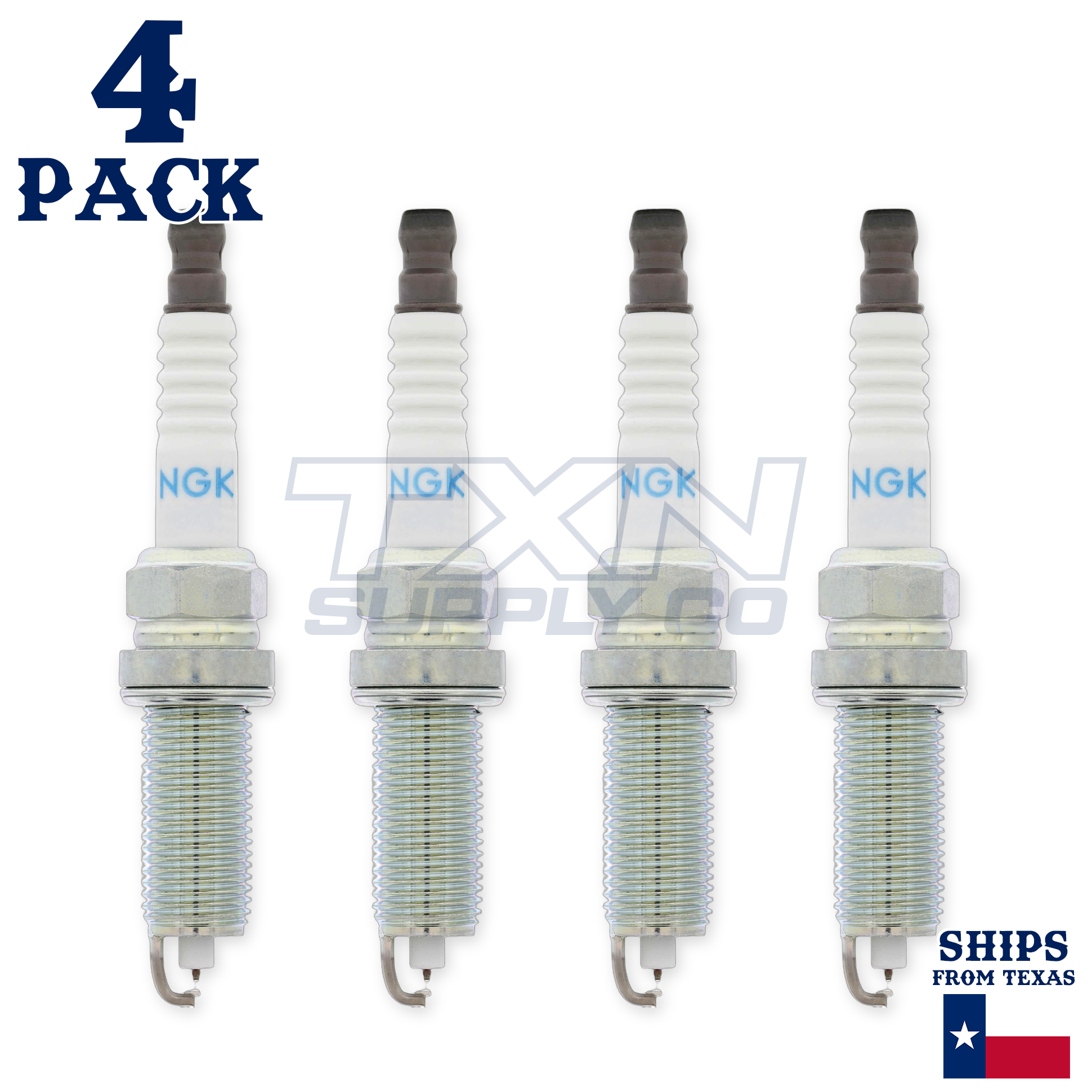 4 Pack NGK V-Power 93482 Spark Plugs SILZKAR7B11 - Image 1