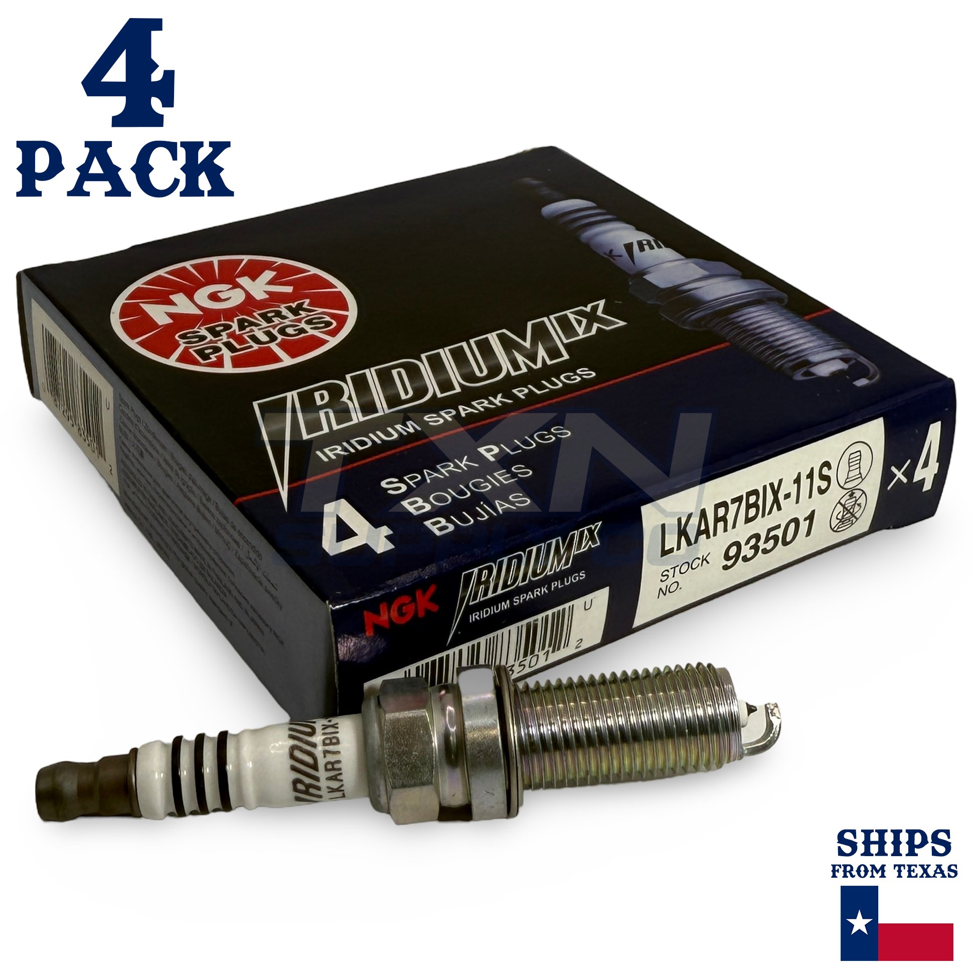 4 Pack NGK Iridium IX Spark Plugs 2013-2019 for Subaru Outback H4 2.5L