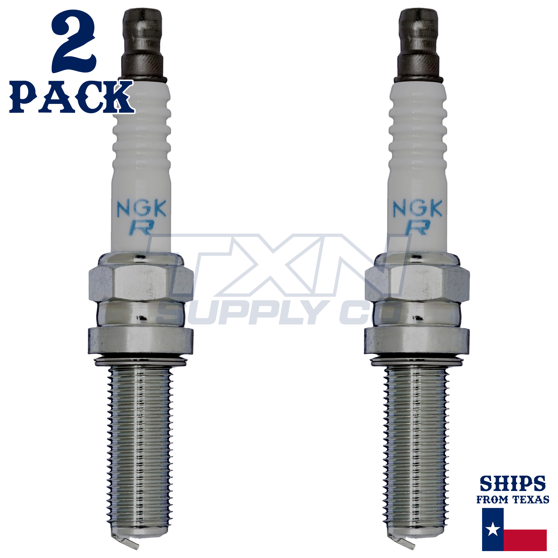 NGK 9356 R0451B-8 Spark Plugs 2 Pack - Image 1