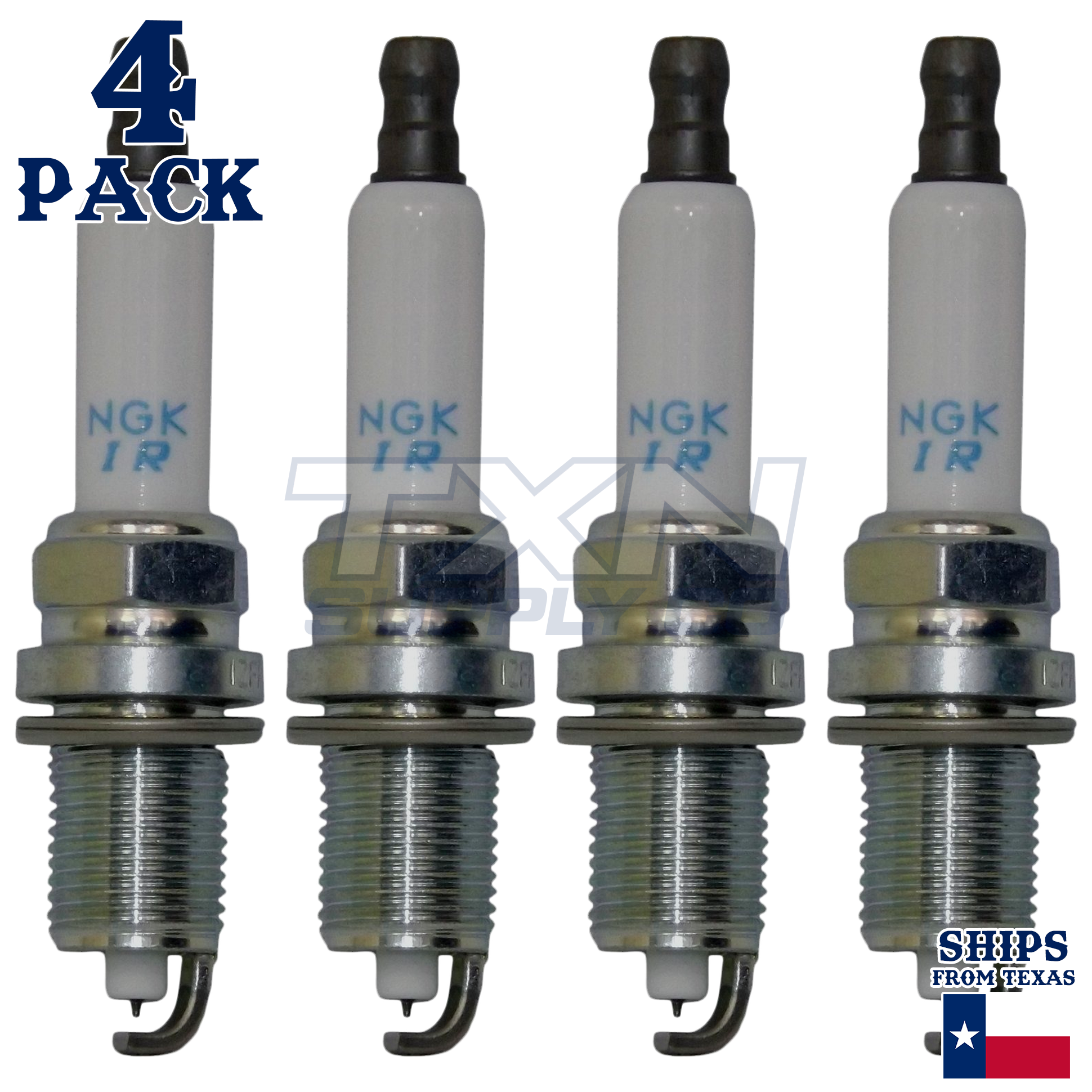 NGK 93618 SIKR9A7 Spark Plugs 4 Pack - Image 1