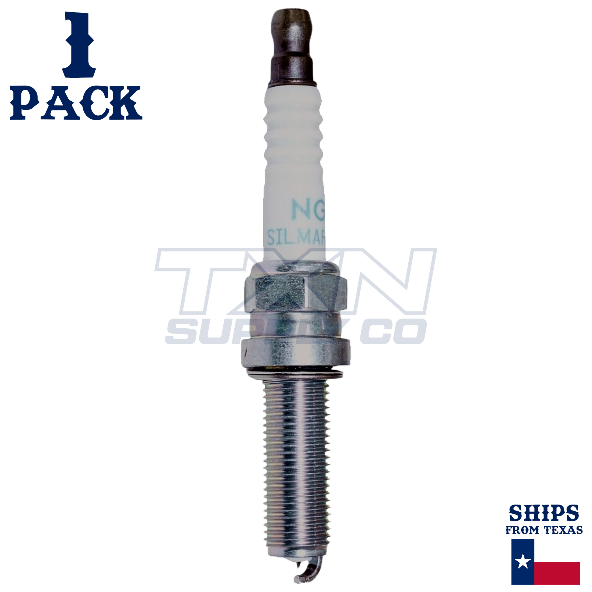 NGK 93675 SILMAR7A9S Spark Plug 1 Pack - Image 1