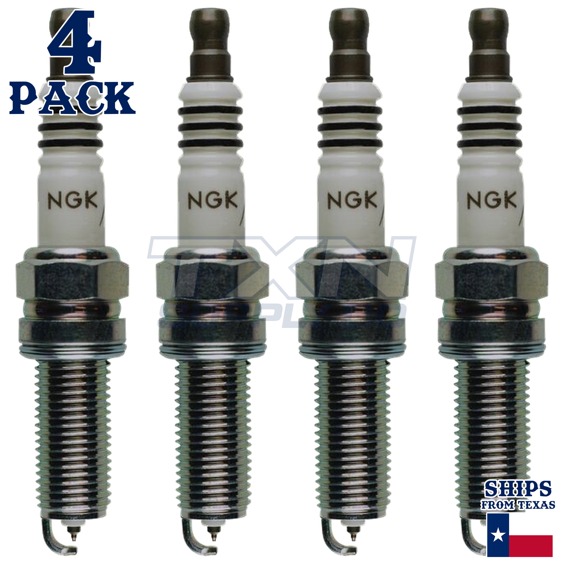 NGK 93911 Spark Plugs 4 Pack - Image 1
