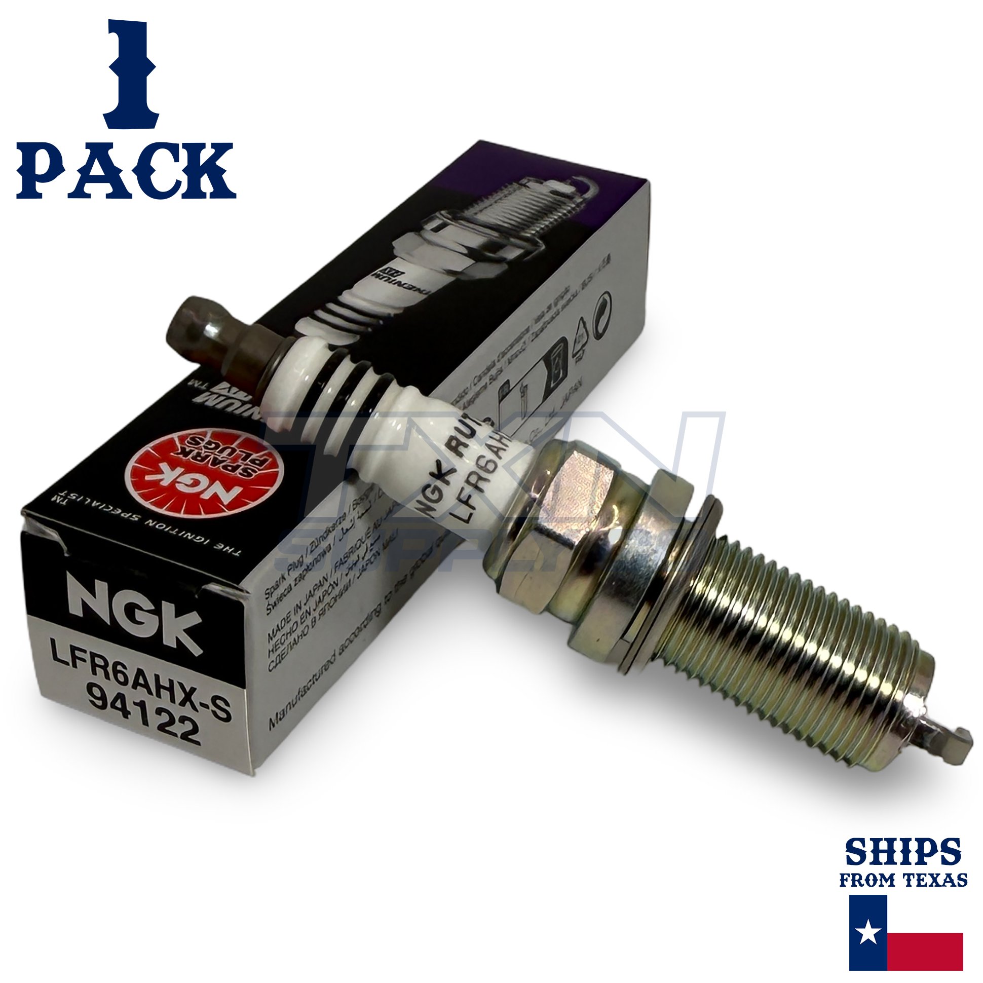 1 Pack NGK 94122 Spark Plugs LFR6AHX-S - Image 1