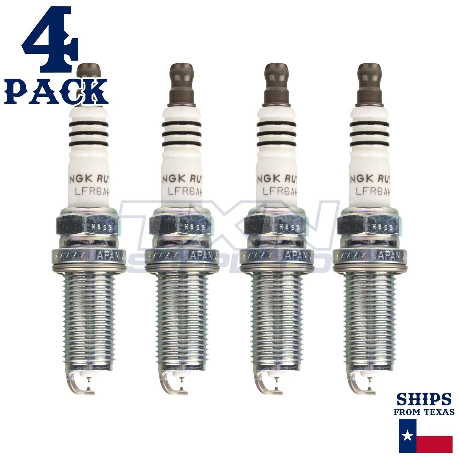 4 Pack NGK Ruthenium HX Spark Plugs 2013-2014 for Acura ILX L4 1.5L - Image 1