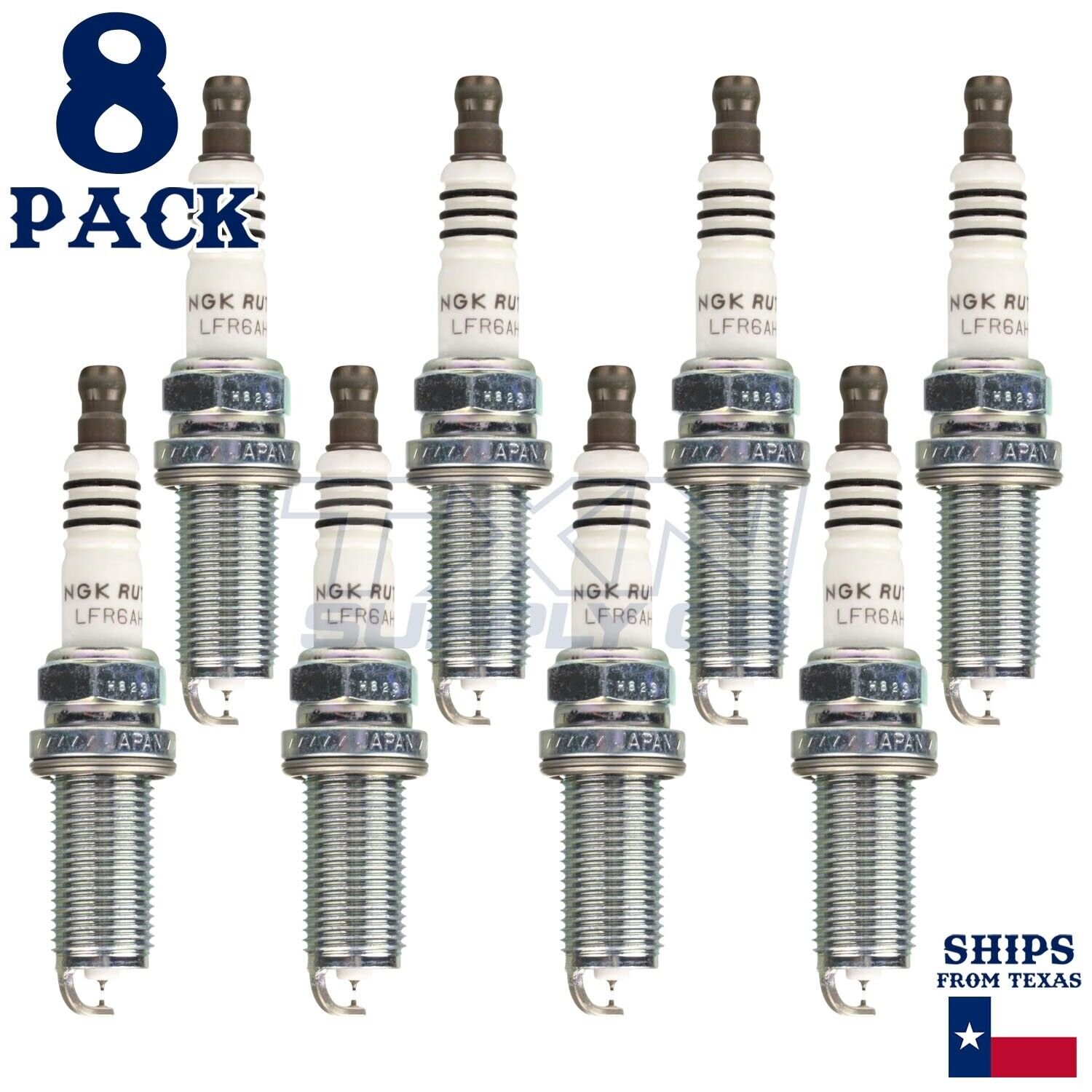 8 Pack NGK Ruthenium HX Spark Plugs 2010-2011 for Lexus LX570 V8 5.7L - Image 2