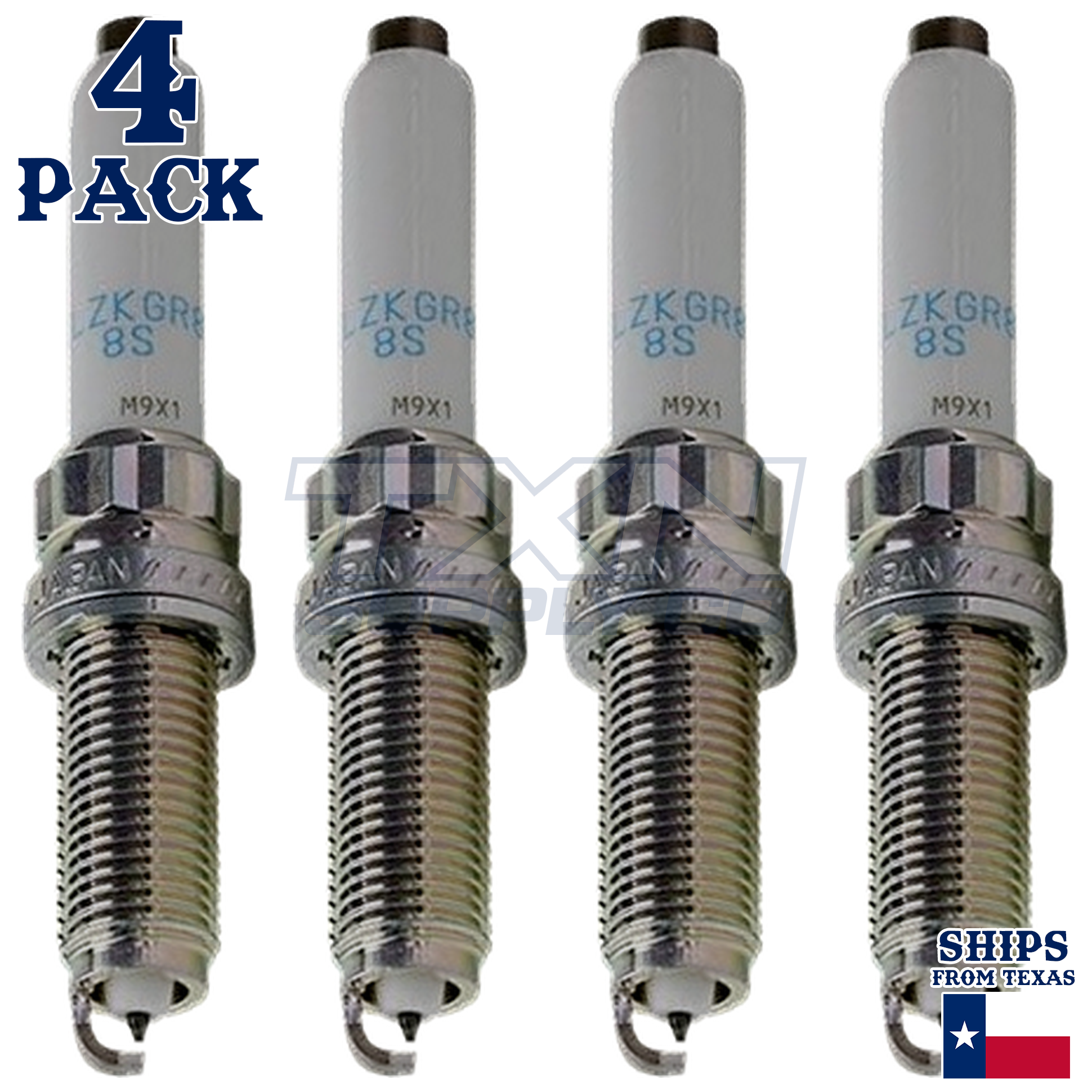 NGK 94201 SILZKGR8B8S Spark Plugs 4 Pack - Image 1