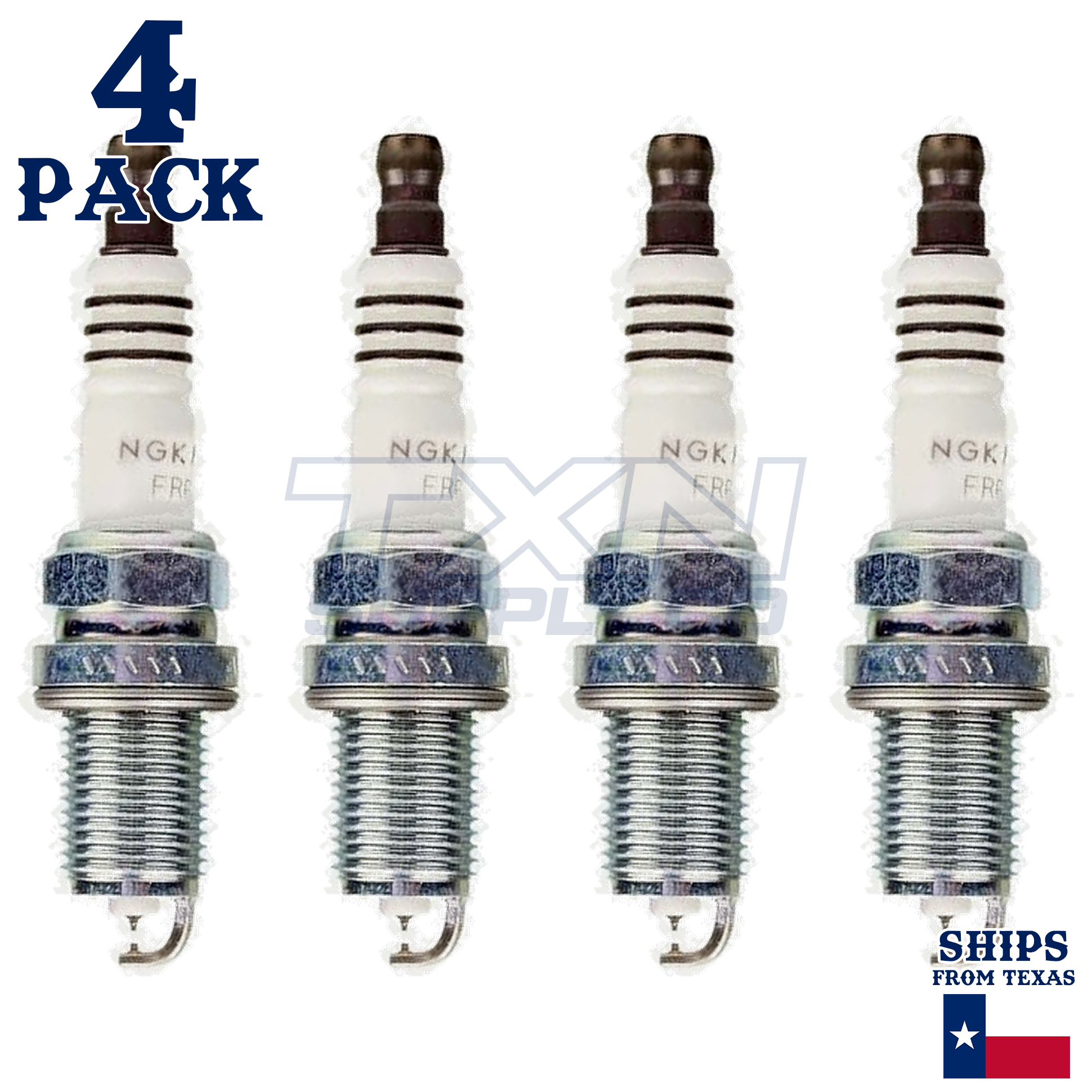 4 Pack NGK Ruthenium HX Spark Plugs 2006 for Lotus Exige L4 1.8L - Image 2