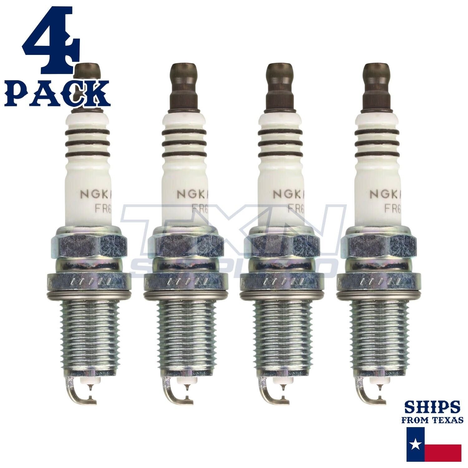 4 Pack NGK Ruthenium HX Spark Plugs 2000 for Chevrolet Tracker L4 2.0L - Image 2