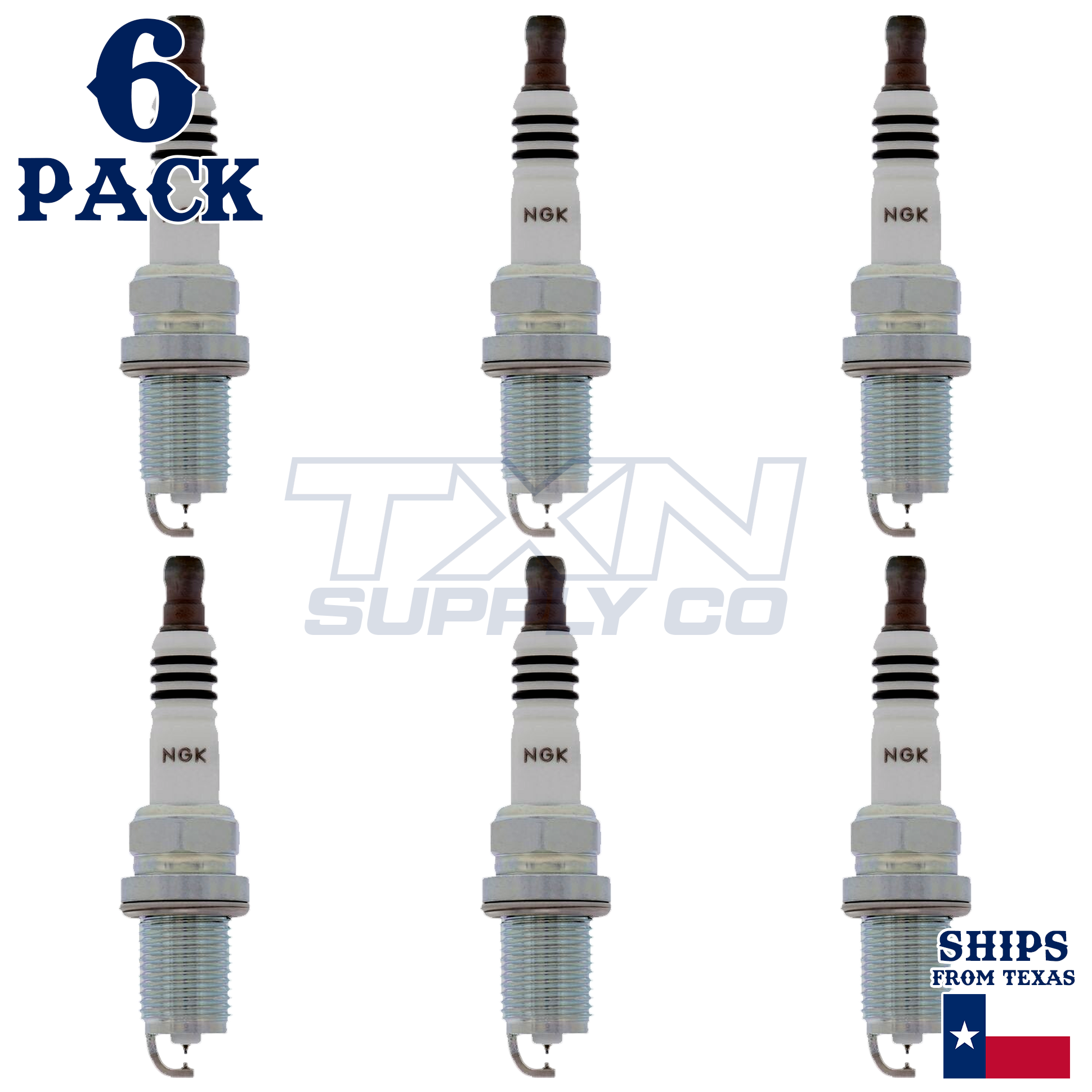 NGK 94279 Spark Plugs 6 Pack - Image 1