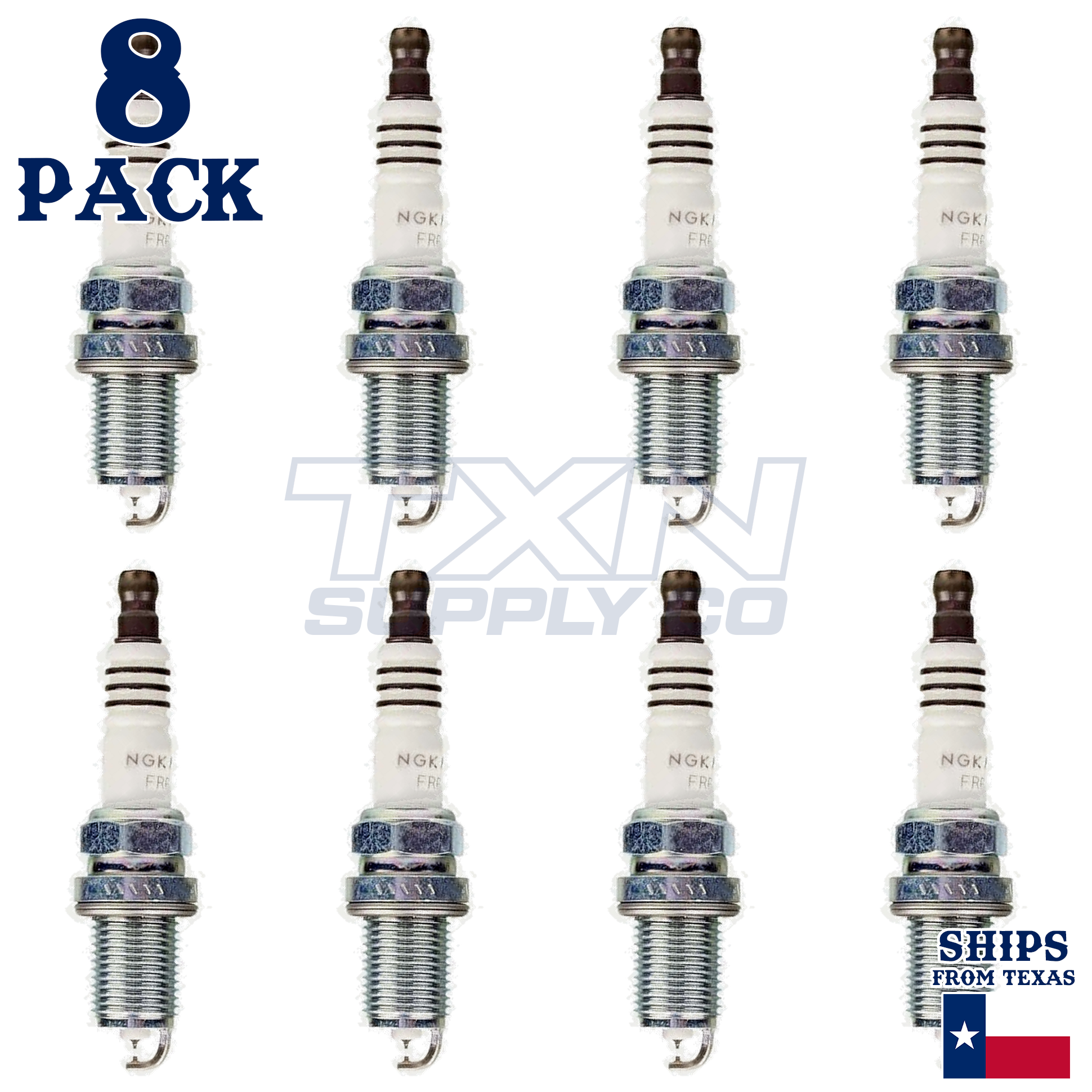 8 Pack NGK Ruthenium HX Spark Plugs 2004-2006 for Volkswagen Touareg V8 4.2L - Image 2