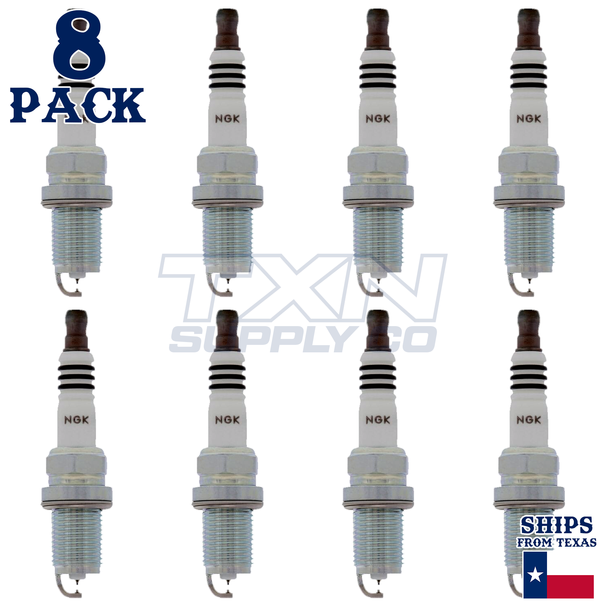 NGK 94279 Spark Plugs 8 Pack