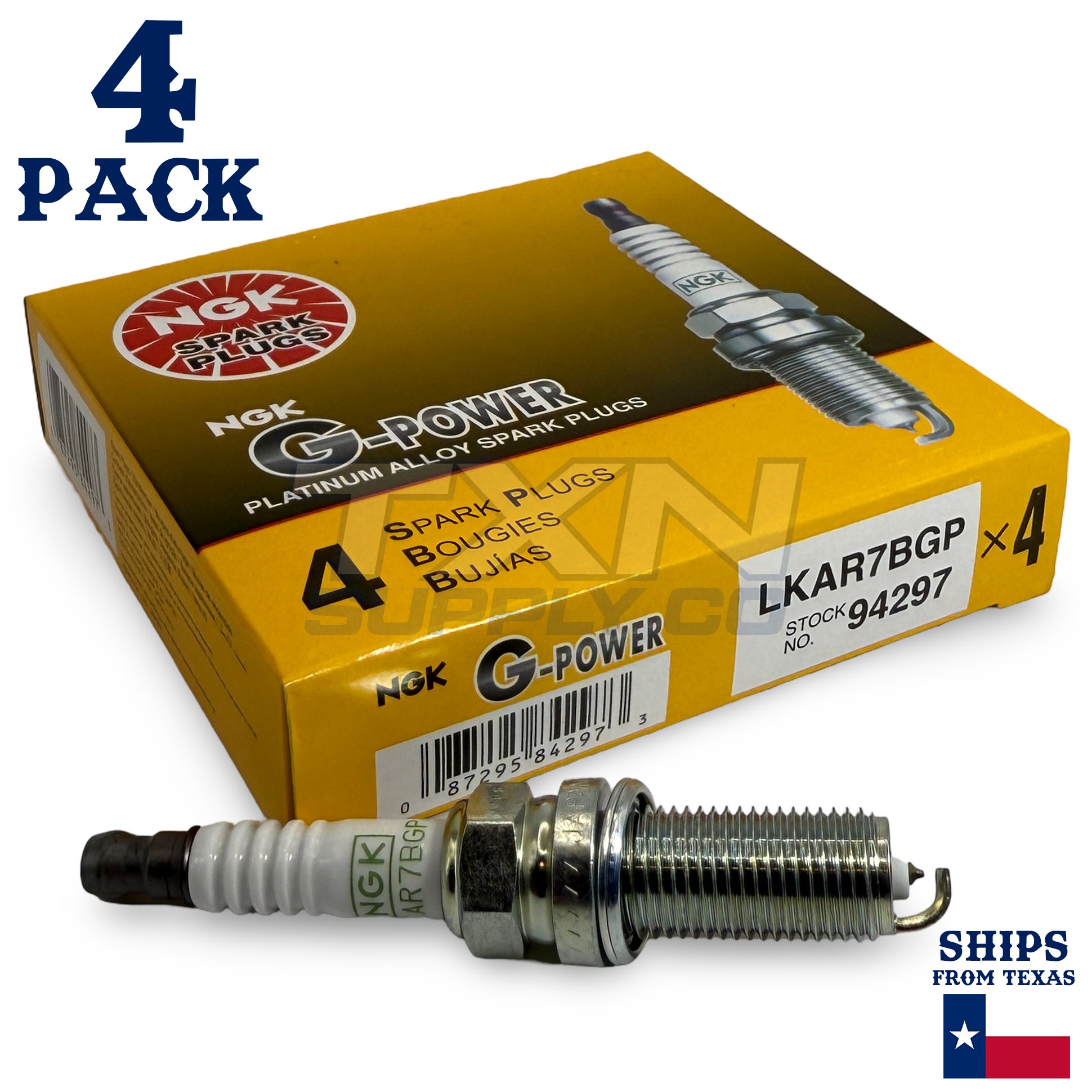 4 Pack NGK G-Power Spark Plugs 2016 for Scion iA L4 1.5L - Image 1
