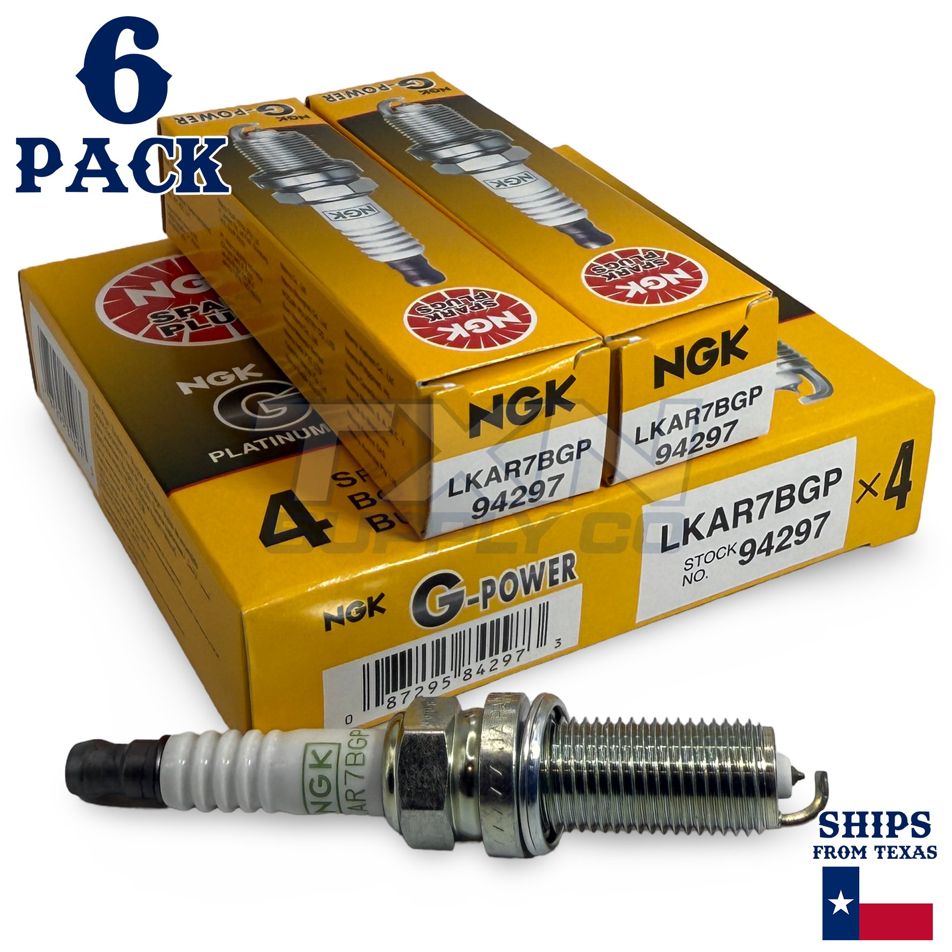 6 Pack NGK G-Power Spark Plugs 2009-2010 for Infiniti FX35 V6 3.5L - Image 1