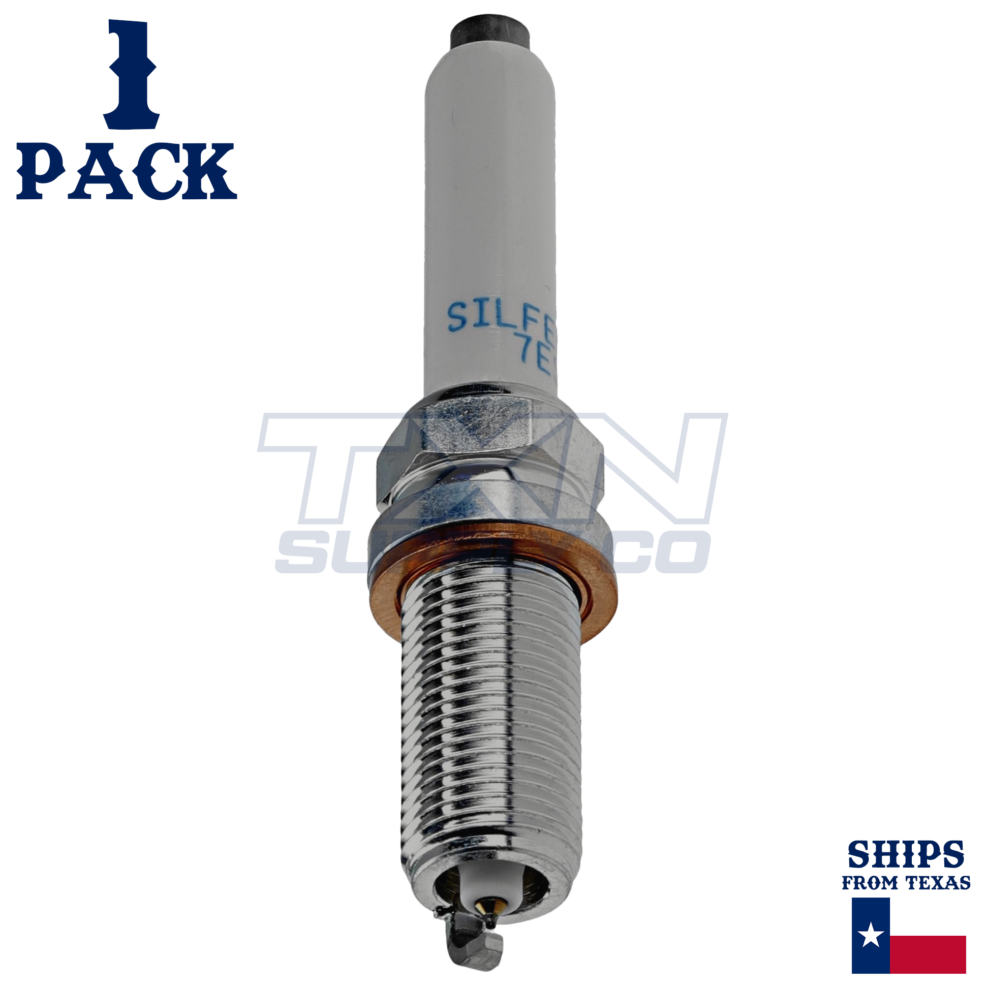 NGK 94712 SILFER8C7ES Spark Plug 1 Pack - Image 1
