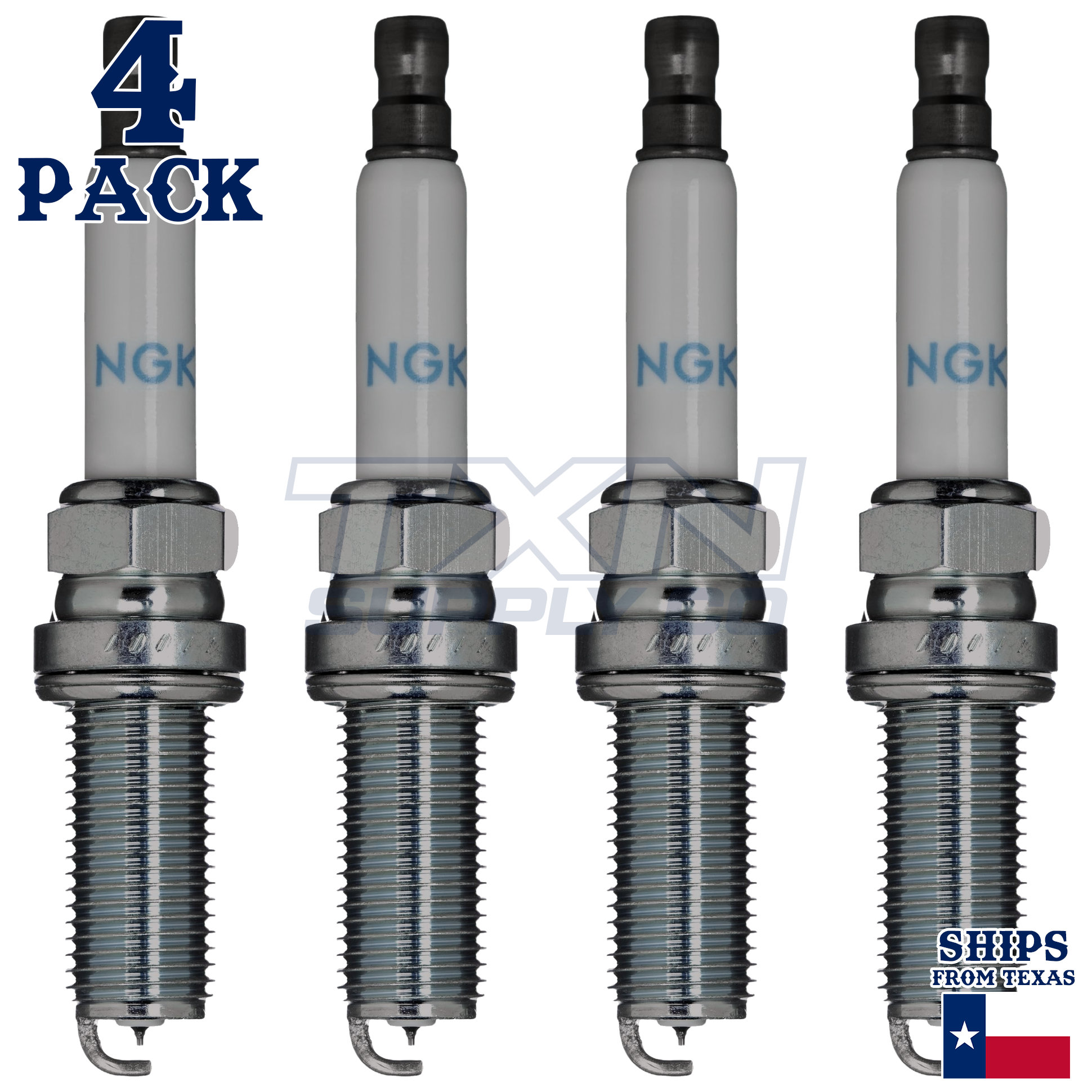 NGK 94940 ILKAR7C10 Spark Plugs 4 Pack - Image 1